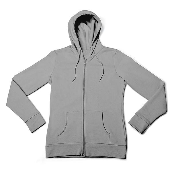 Ladies Casual Hoody - Grey