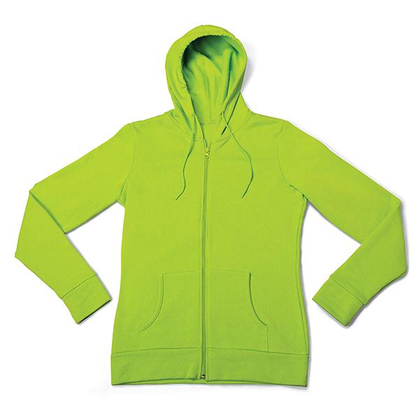 Ladies Casual Hoody - Lime