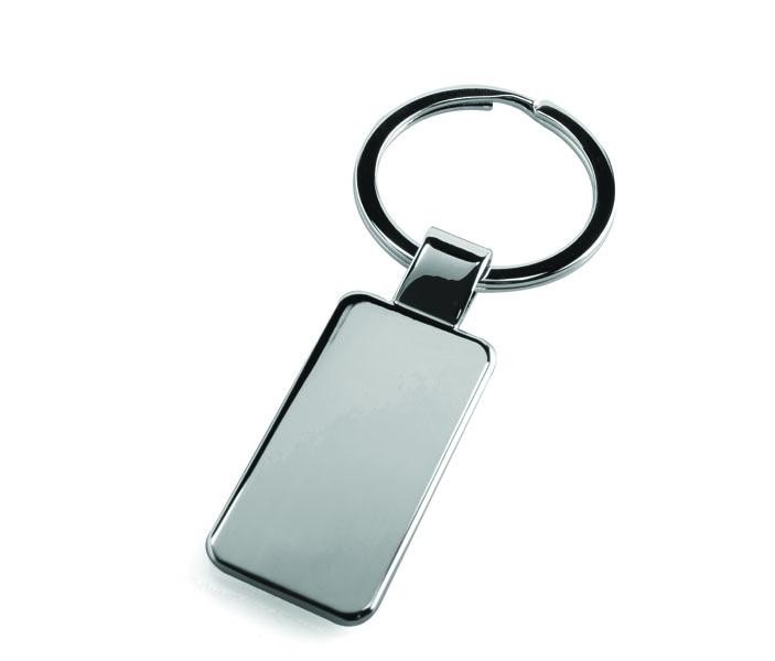 Rectangle Metal Keyring