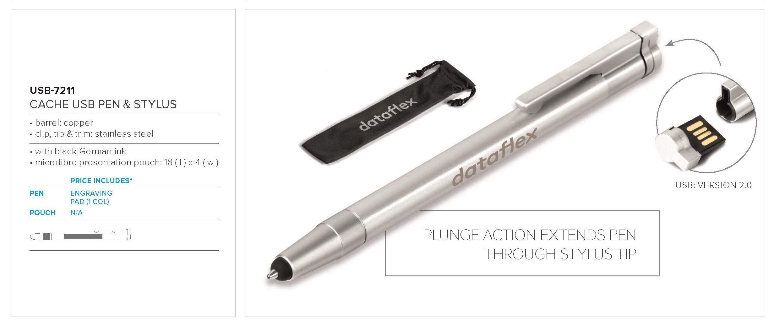 Cache Usb Pen & Stylus - 8gb