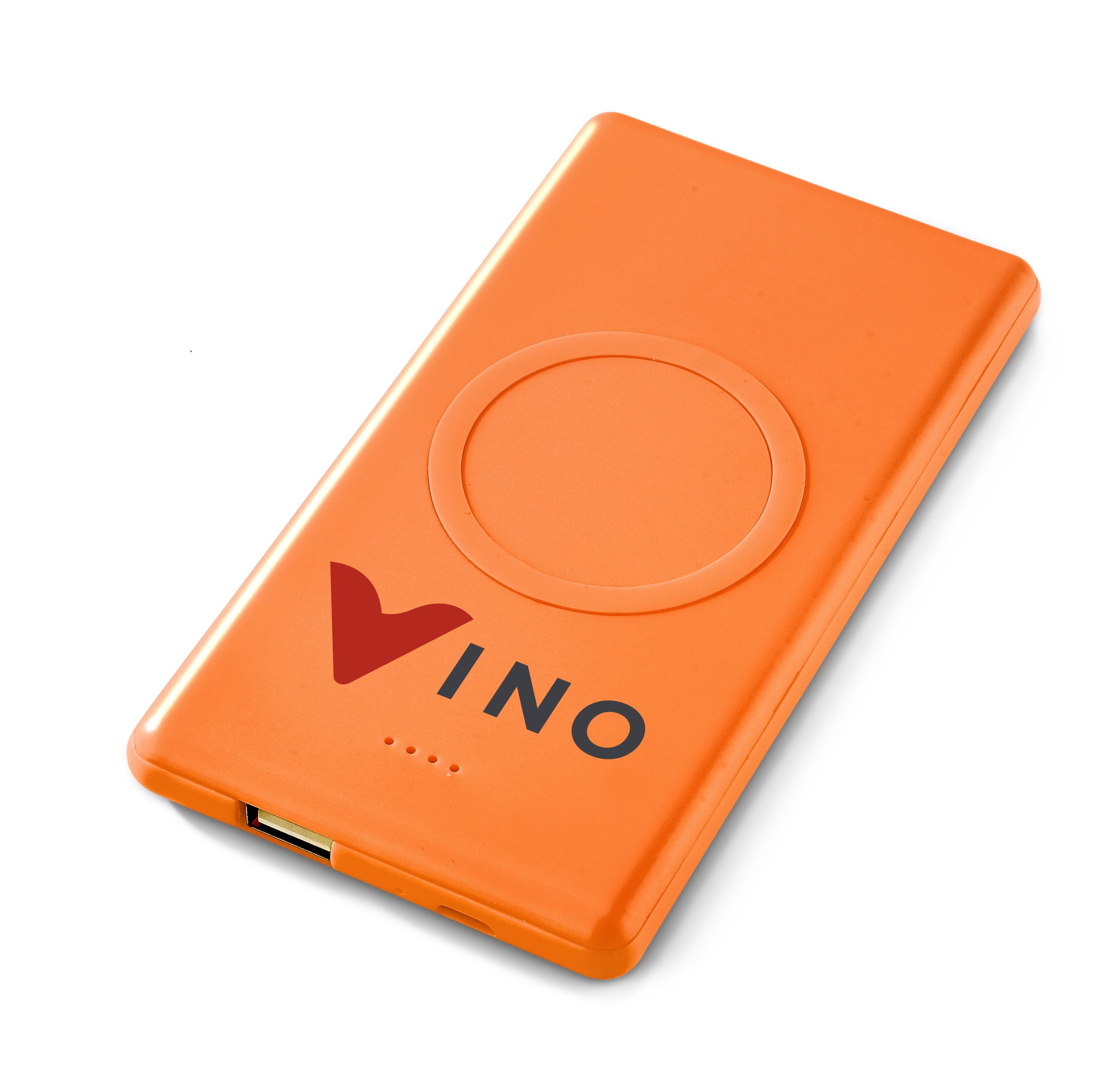 Bristol 4000mah Wireless Powerbank - Orange Only