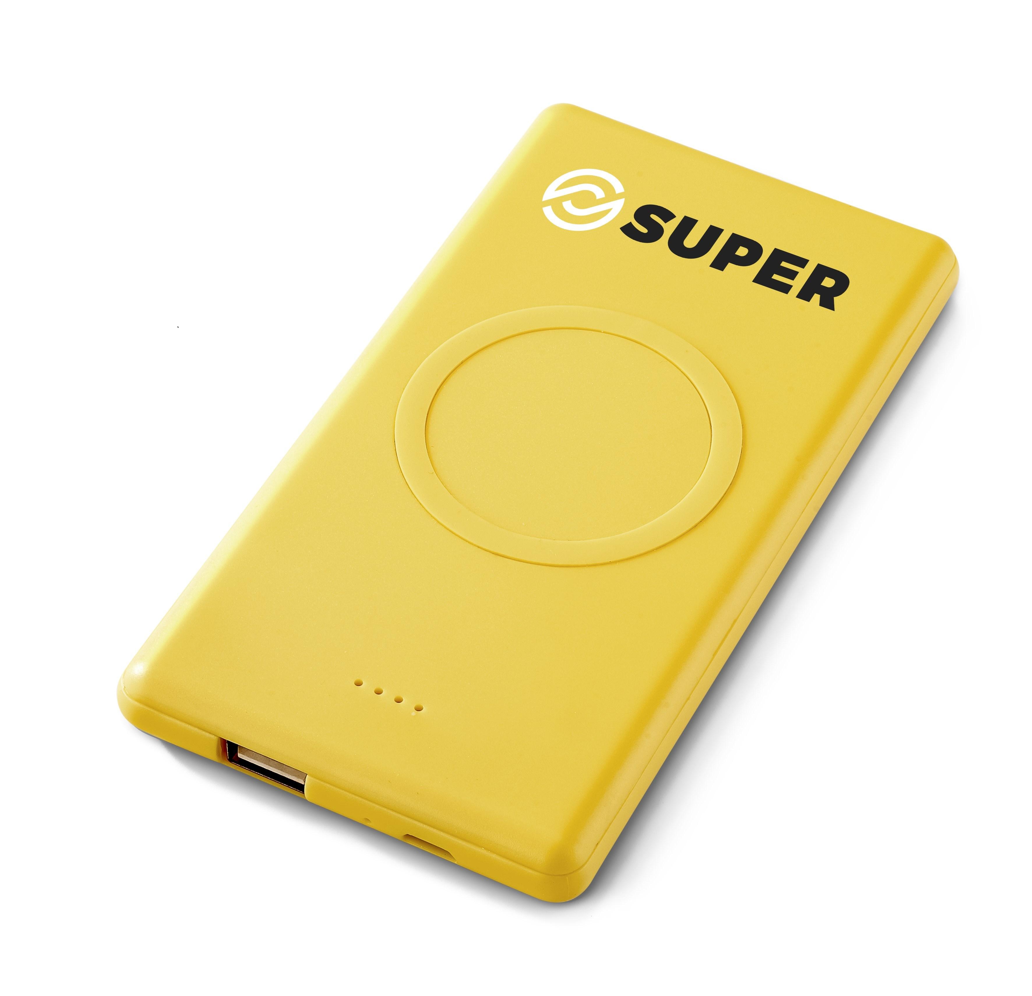 Bristol 4000mah Wireless Powerbank - Yellow Only