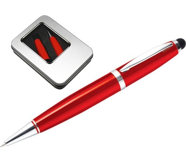 Ultima 16gb Usb Flash Drive And Stylus Pen - Red Only