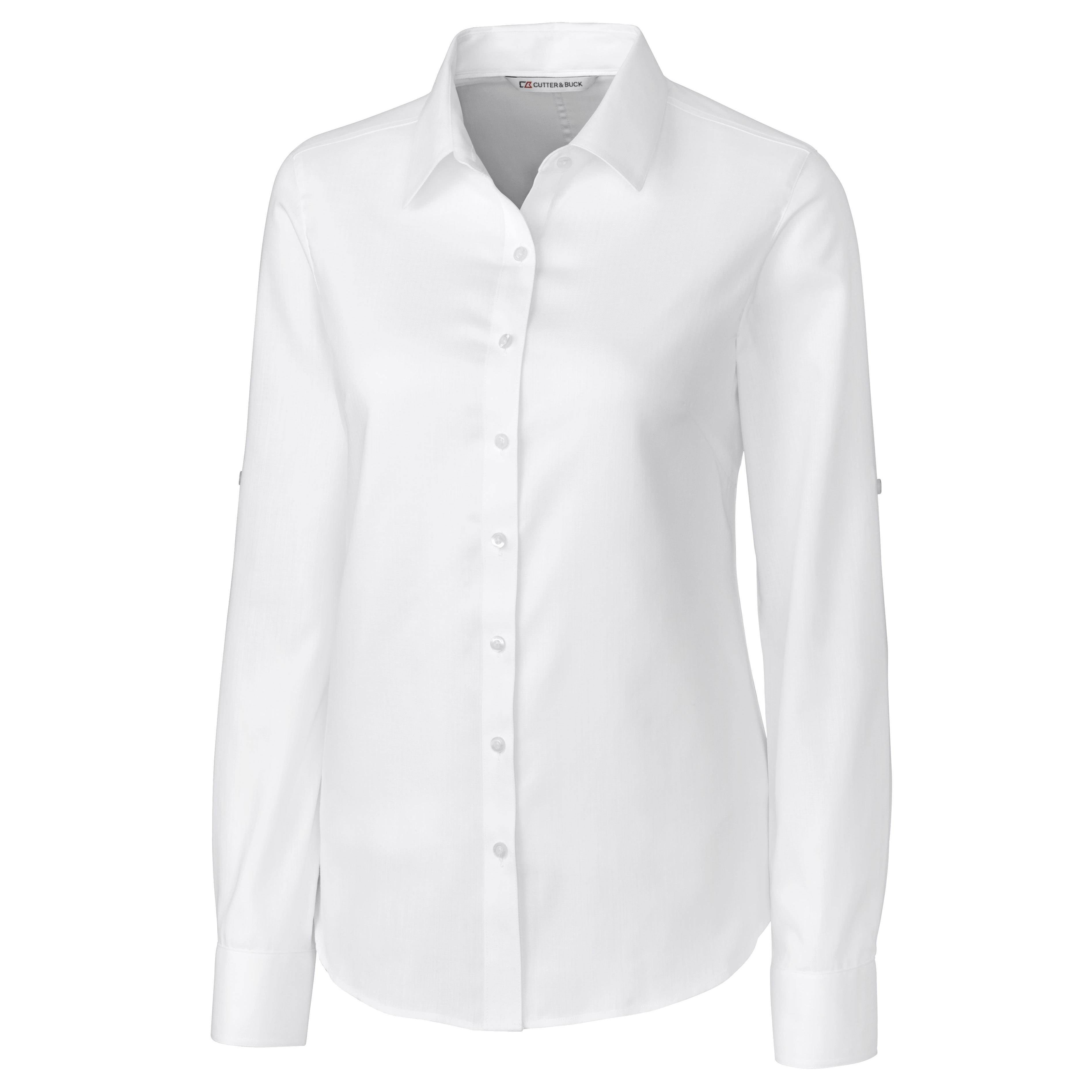 Ladies Long Sleeve Claremont Shirt -white Only