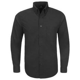 Mens Long Sleeve Preston Shirt - Black Only