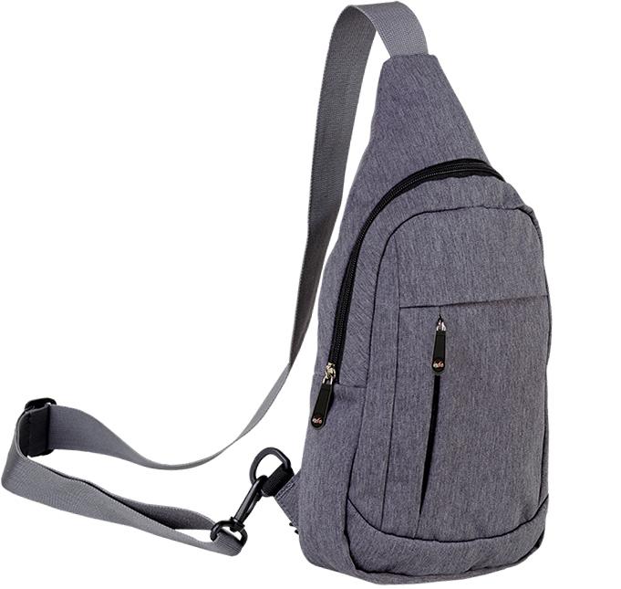 In0001 - Melange Shoulder Bag With Front Pocket