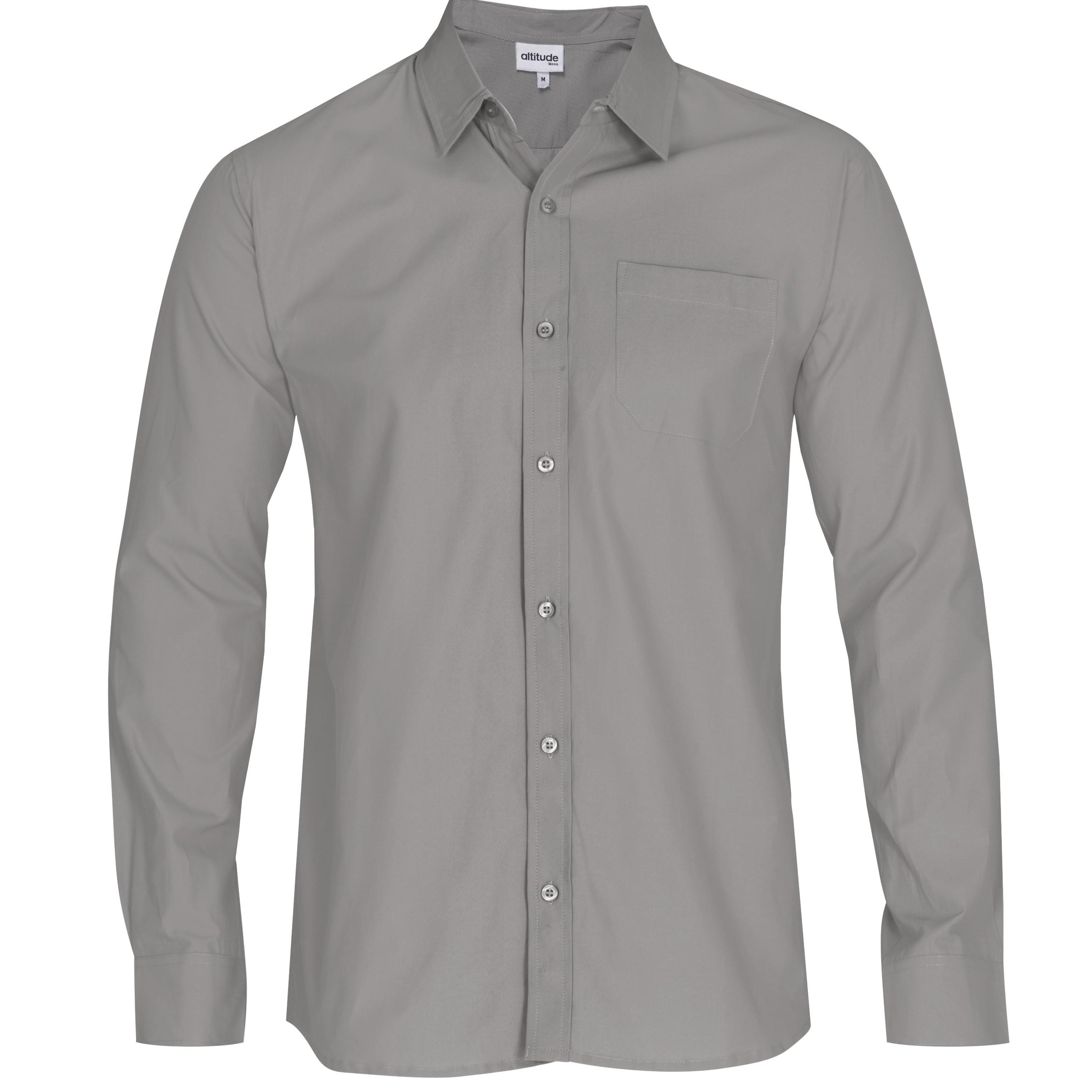 Mens Long Sleeve Catalyst Shirt - Grey Only