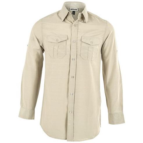 Lounge Shirts & Formal Shirts | Ruben Shirt - Stone Only - 1