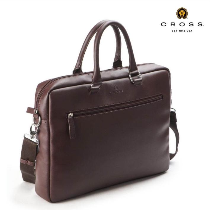 Cross Jasper Office Laptop Briefcase - Brown