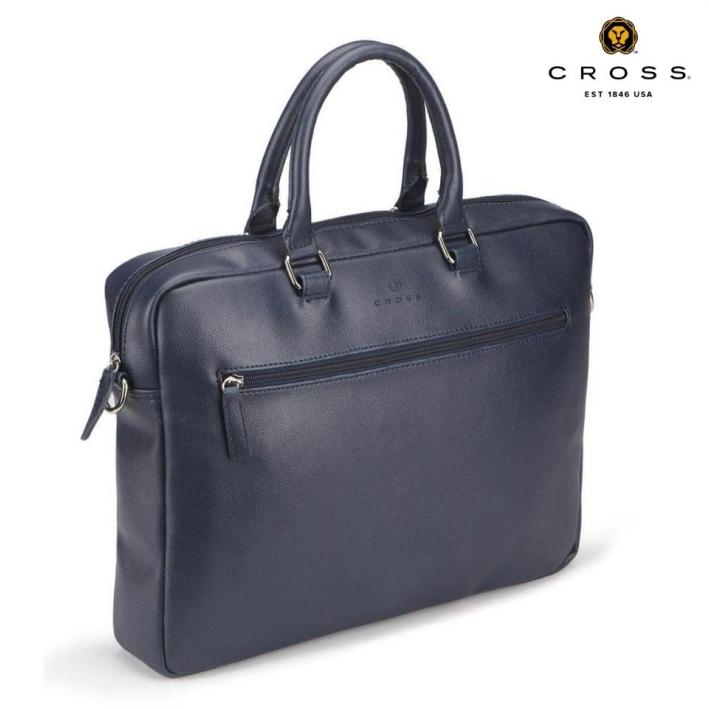 Cross Jasper Office Laptop Briefcase - Navy