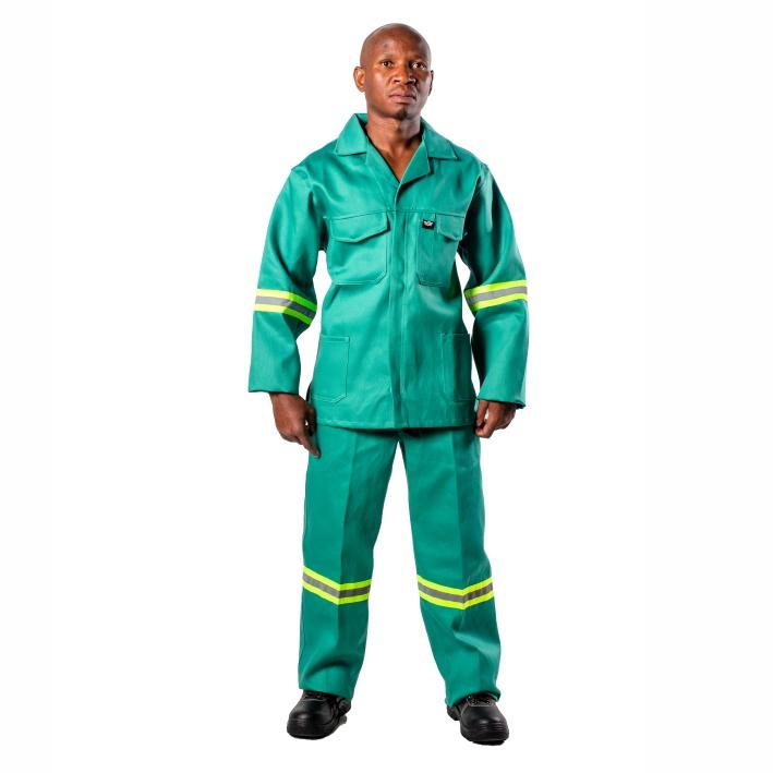 D59 Flame Green Conti Suit With Tape (fully Triple Stitched)