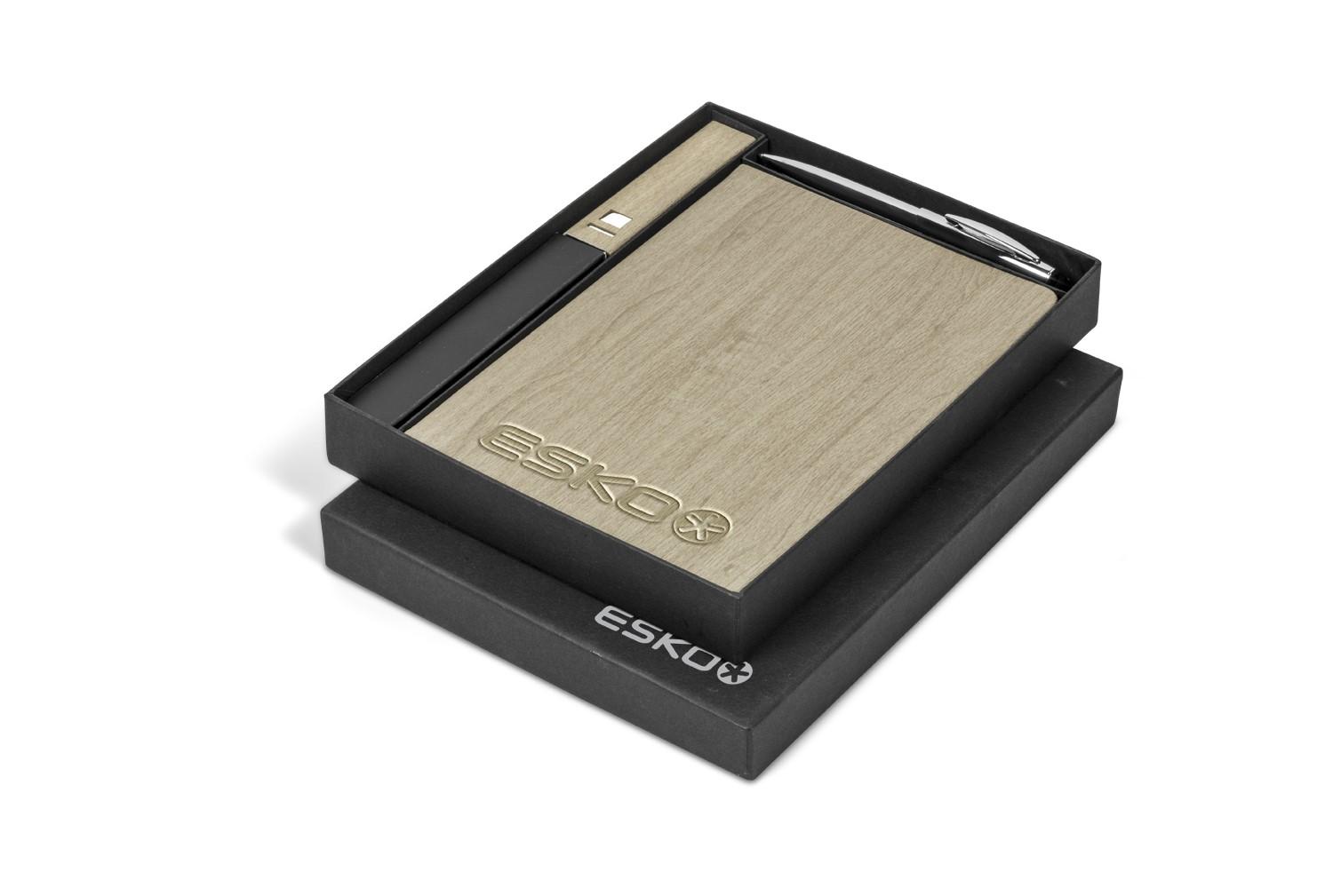 Oakridge Notebook & Power Bank Set - Beige 1