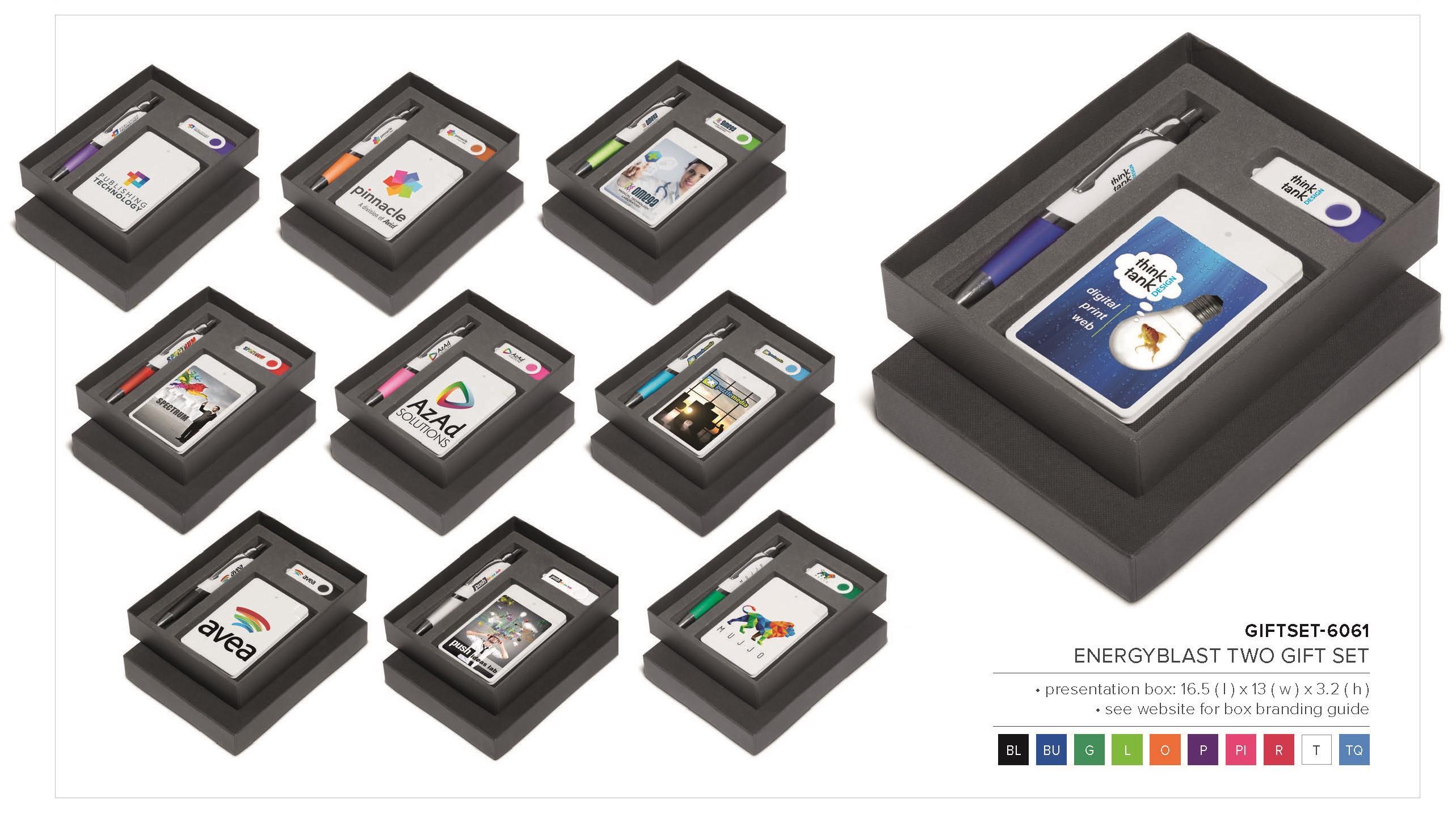 Energyblast Power Bank & Usb Gift Set