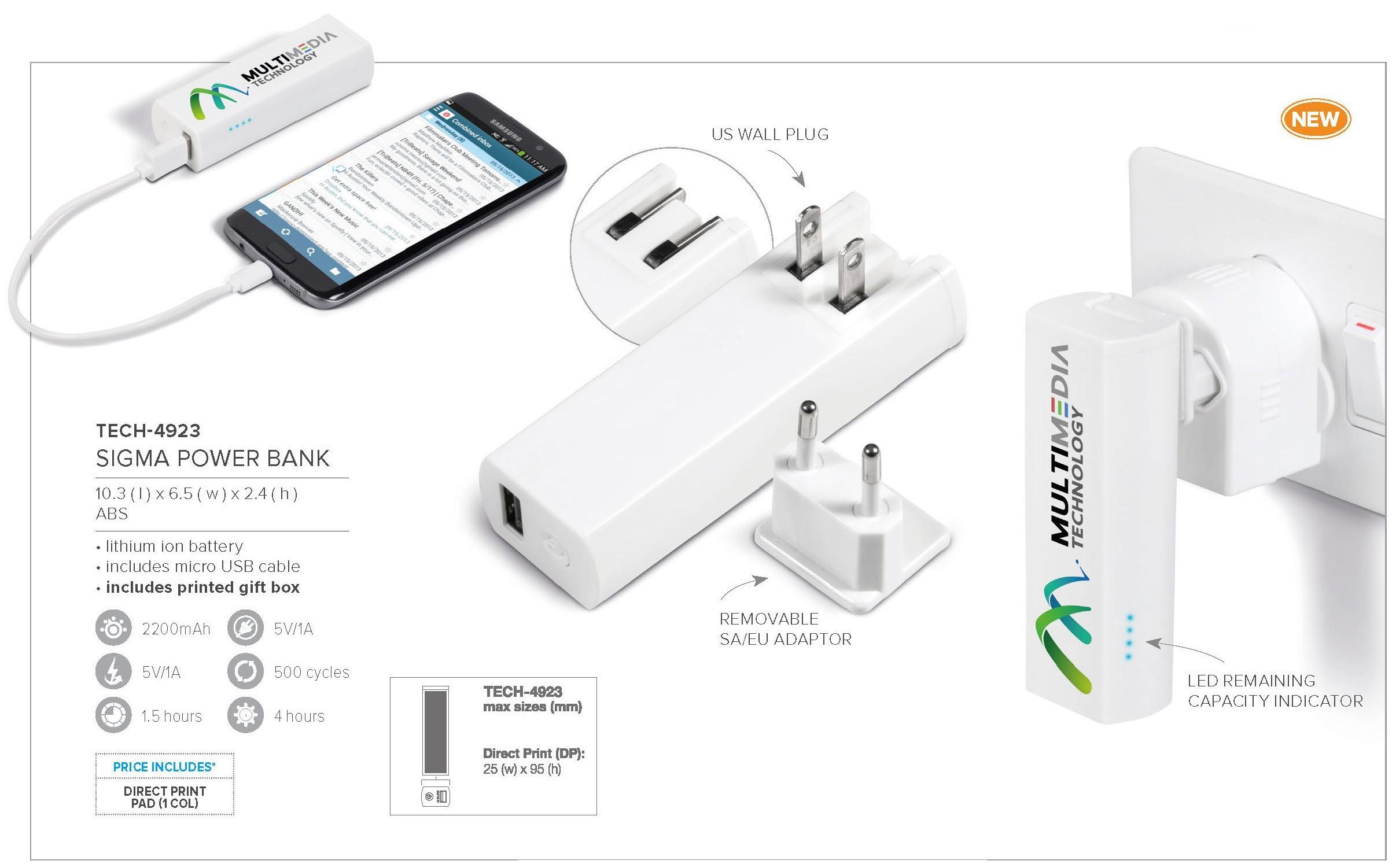 Sigma 2200mah Power Bank