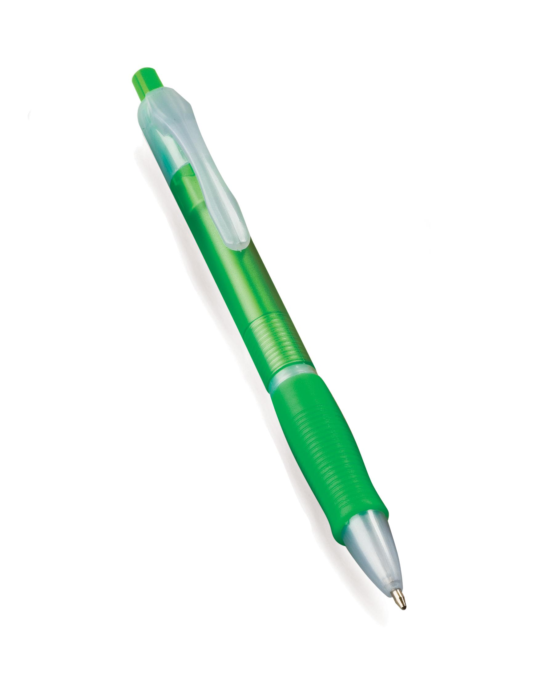 Grippy Ballpoint Pen - Lime A
