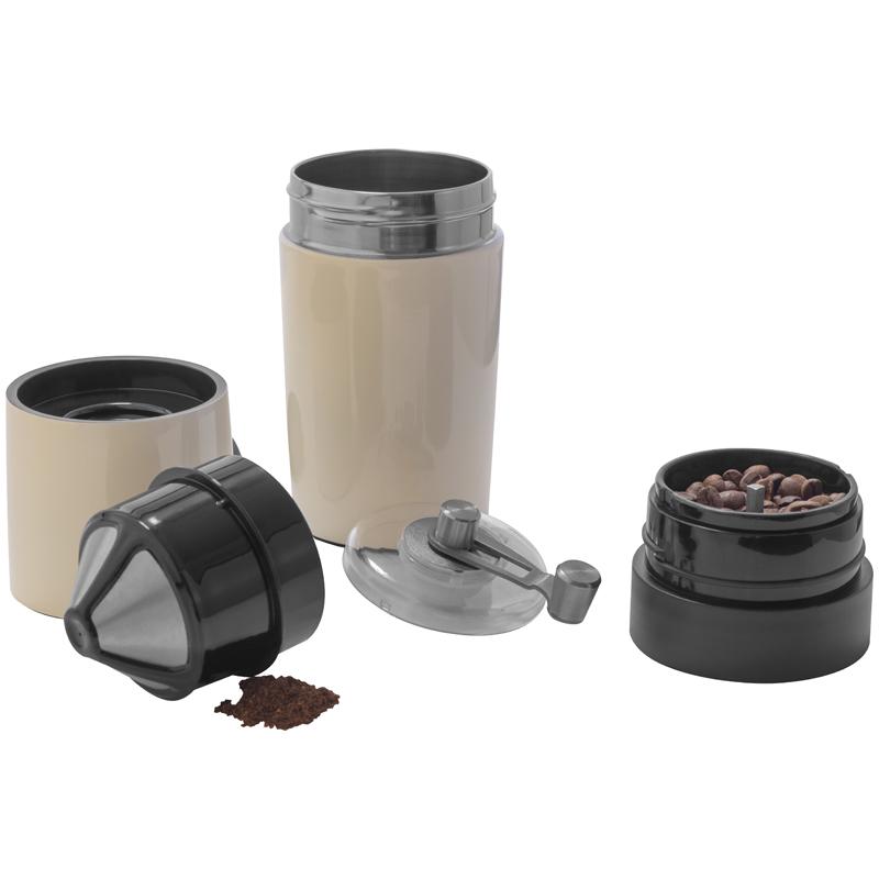Coffee Cup With Coffee Grinder