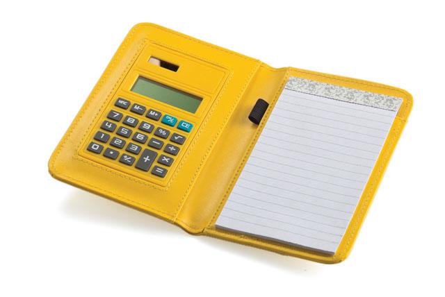 Note Book With Calculator