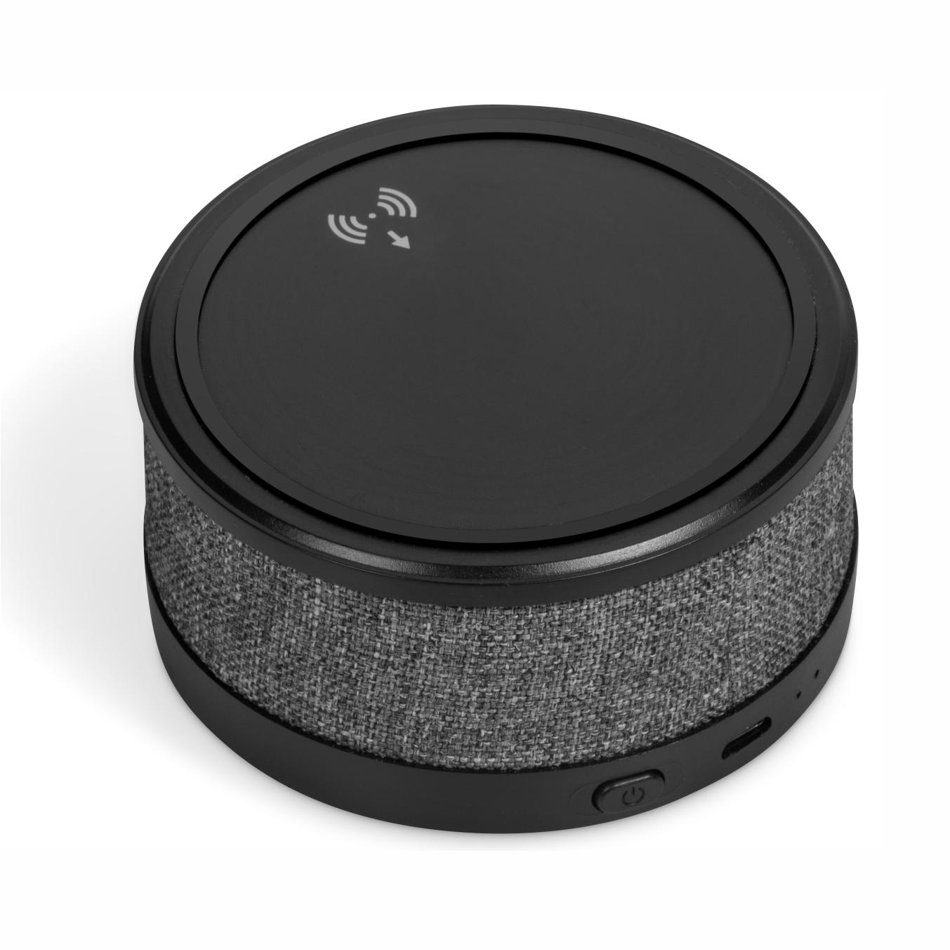 Aberdeen Wireless Charger & Bluetooth Speaker