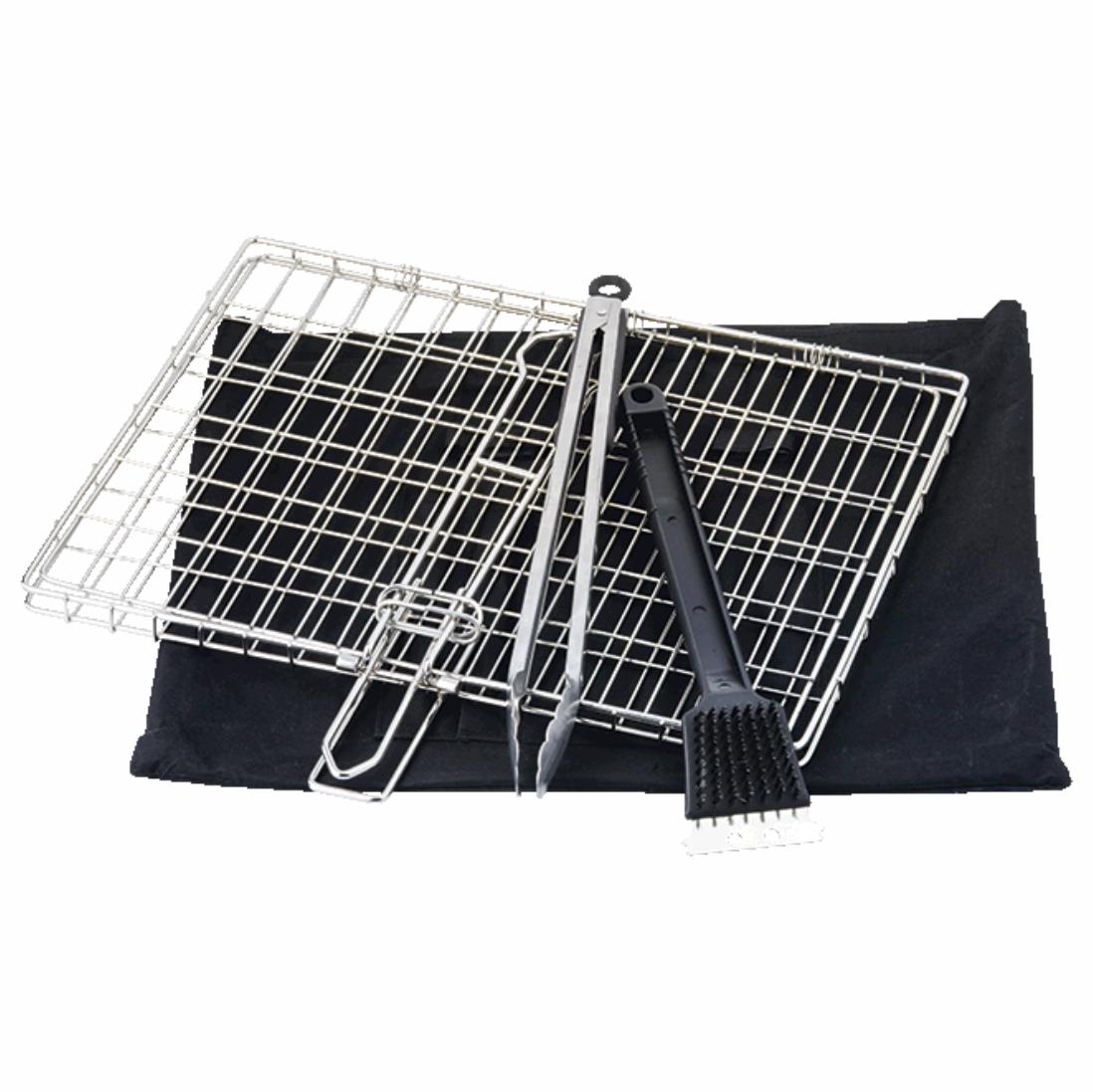 Bh0155 - 3 Piece Braai Set With Carry Bag