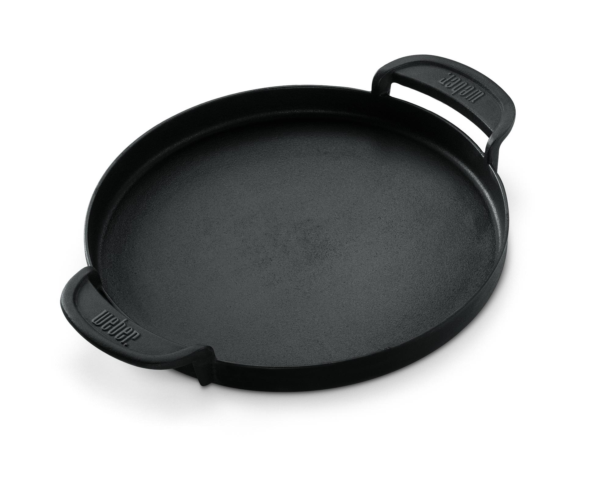 Gourmet bbq system cast-iron griddle plate