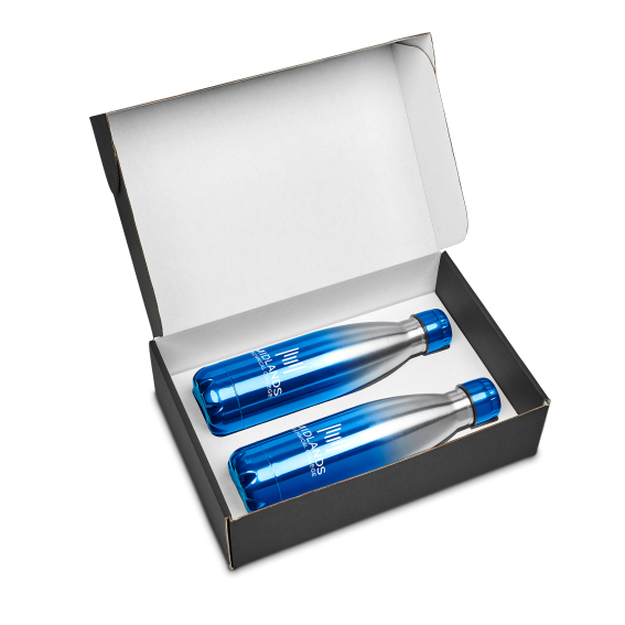 Serendipio Chandler Drinkware Gift Set - Blue