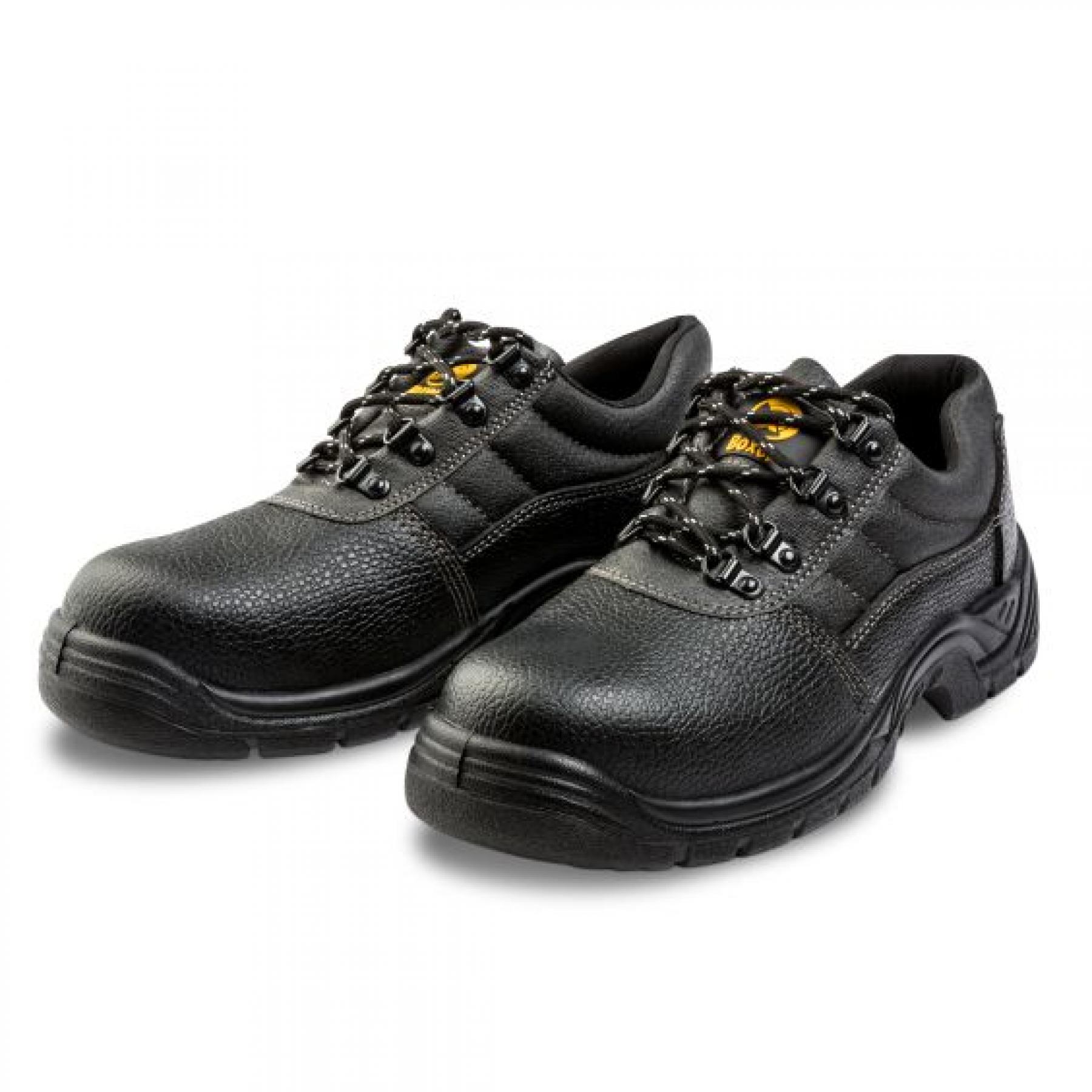 Dromex Boxer Black Safety Shoe, Size 7