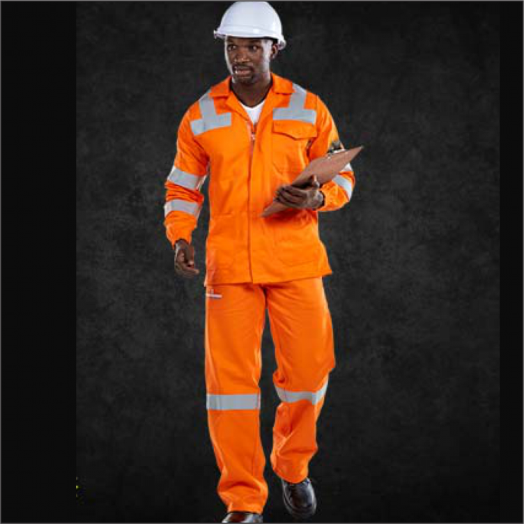 D59 Orange Flame & Acid Jacket With Reflective, Sizes 60