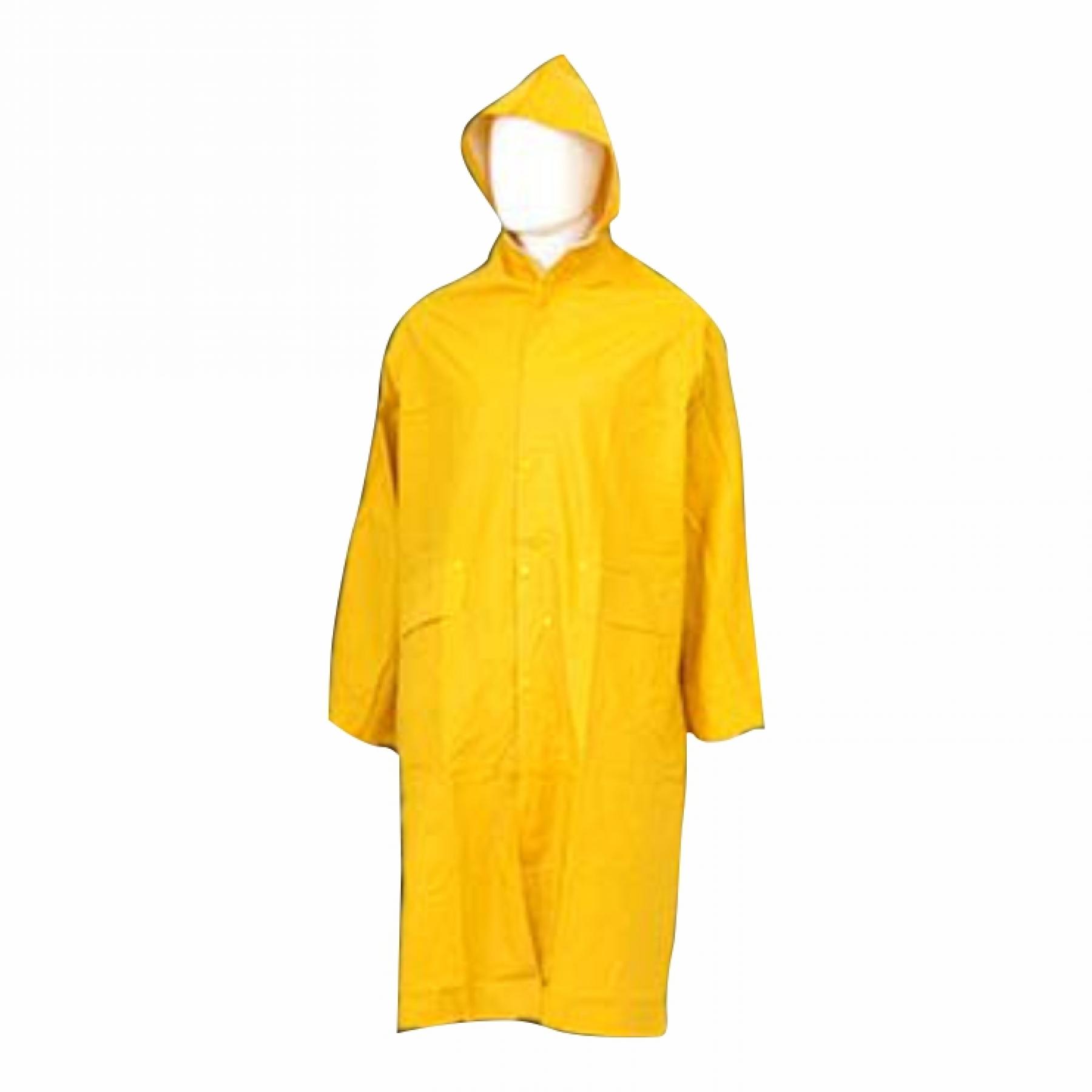 Yellow Pvc Raincoats, Large