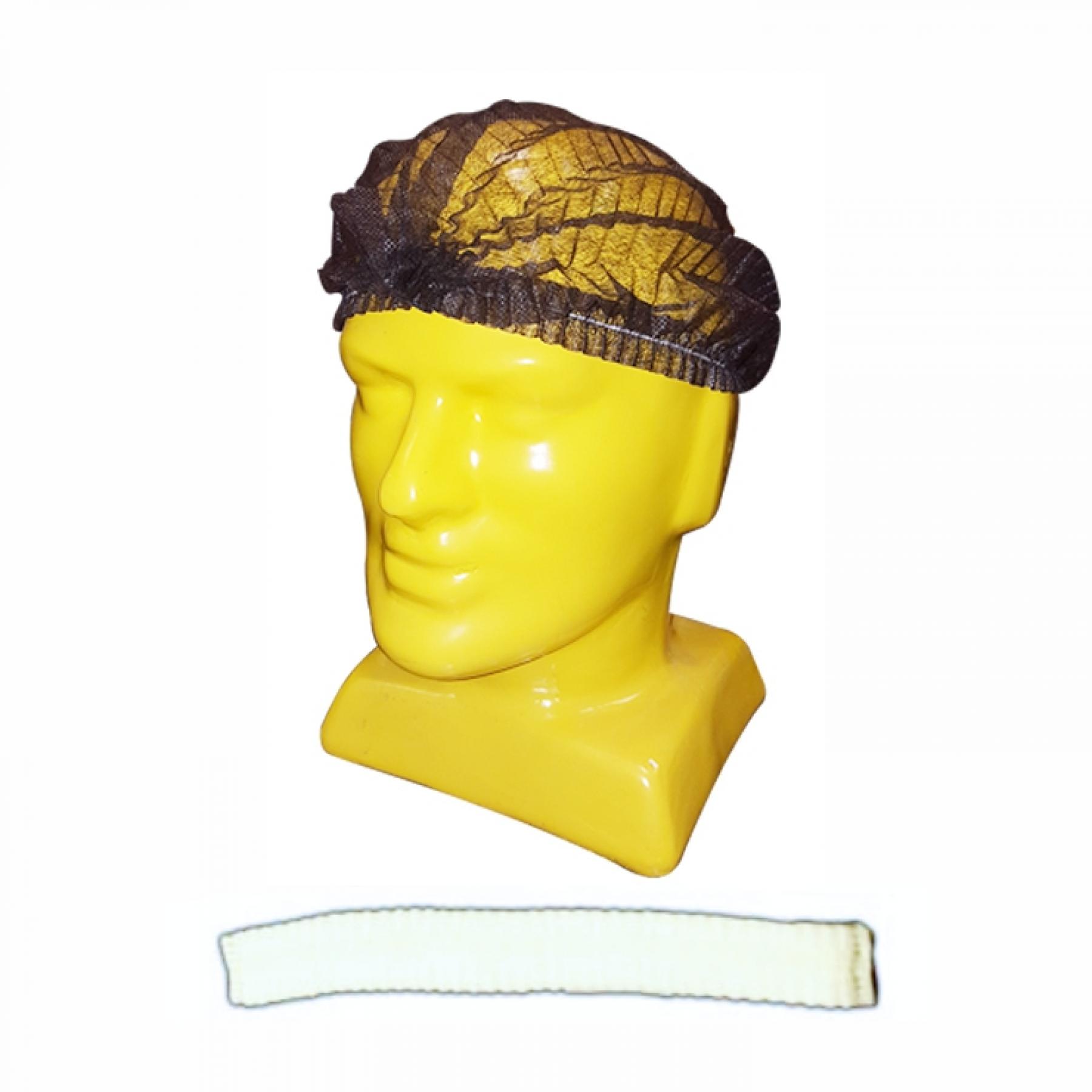 White Mop Cap, 12gsm , Single Elastic(white Bx)