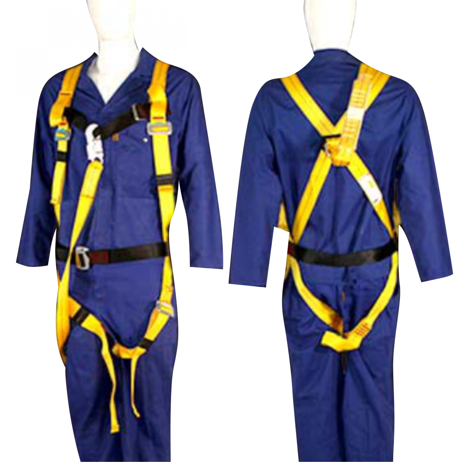 Full Body Harness, Single Lanyard, Waist Belt