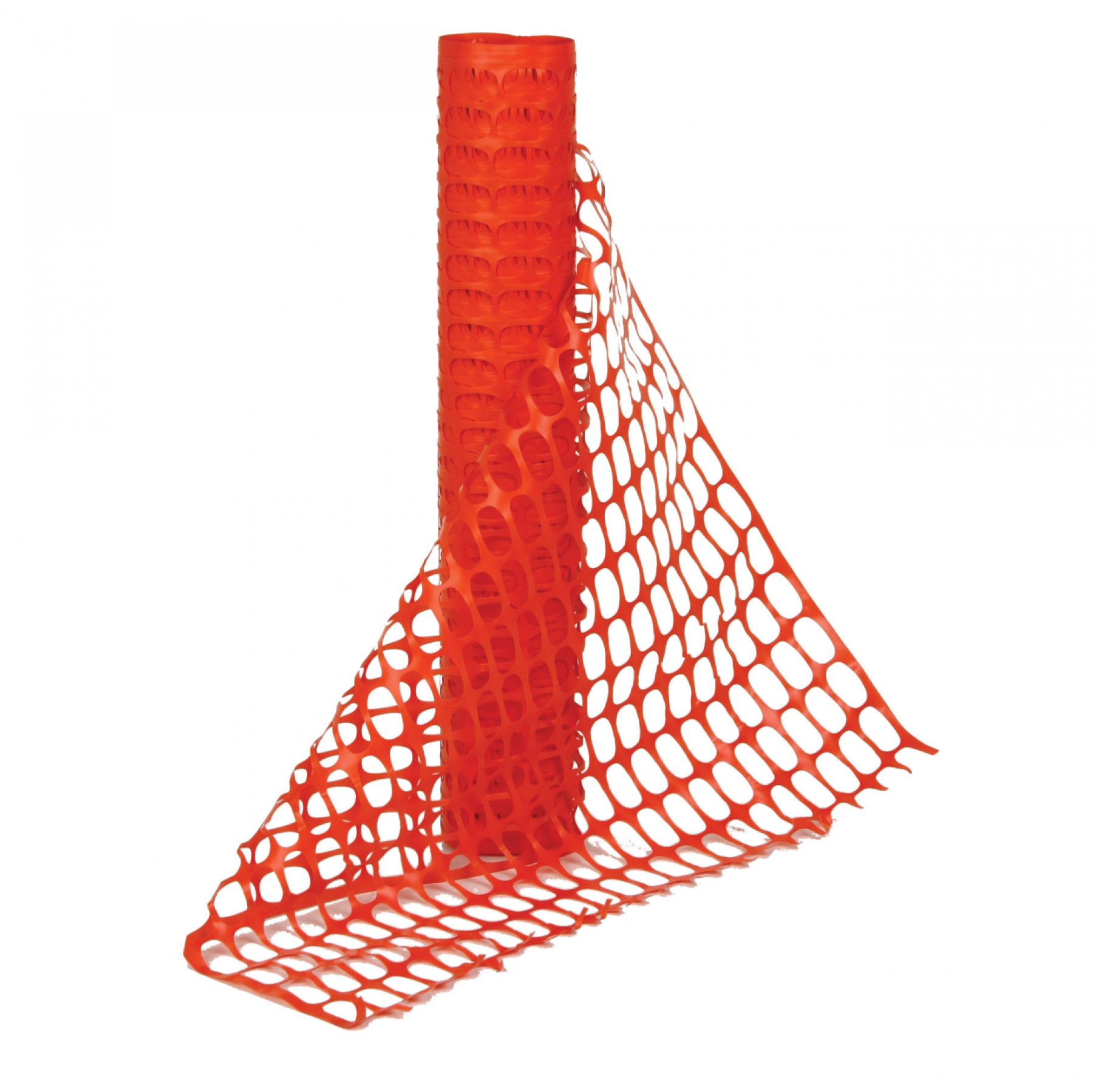 Hdpe Orange Barrier Fence, 100x40mm Holes, 50m Roll, 1.2 Metre High