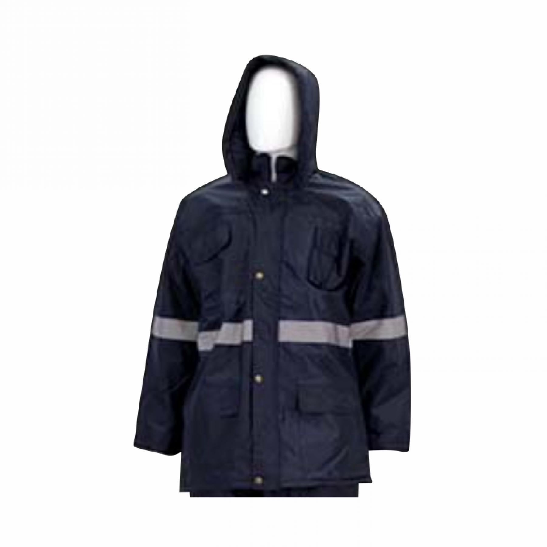 Polar Navy Blue Freezer/parka Jacket, 2x Large