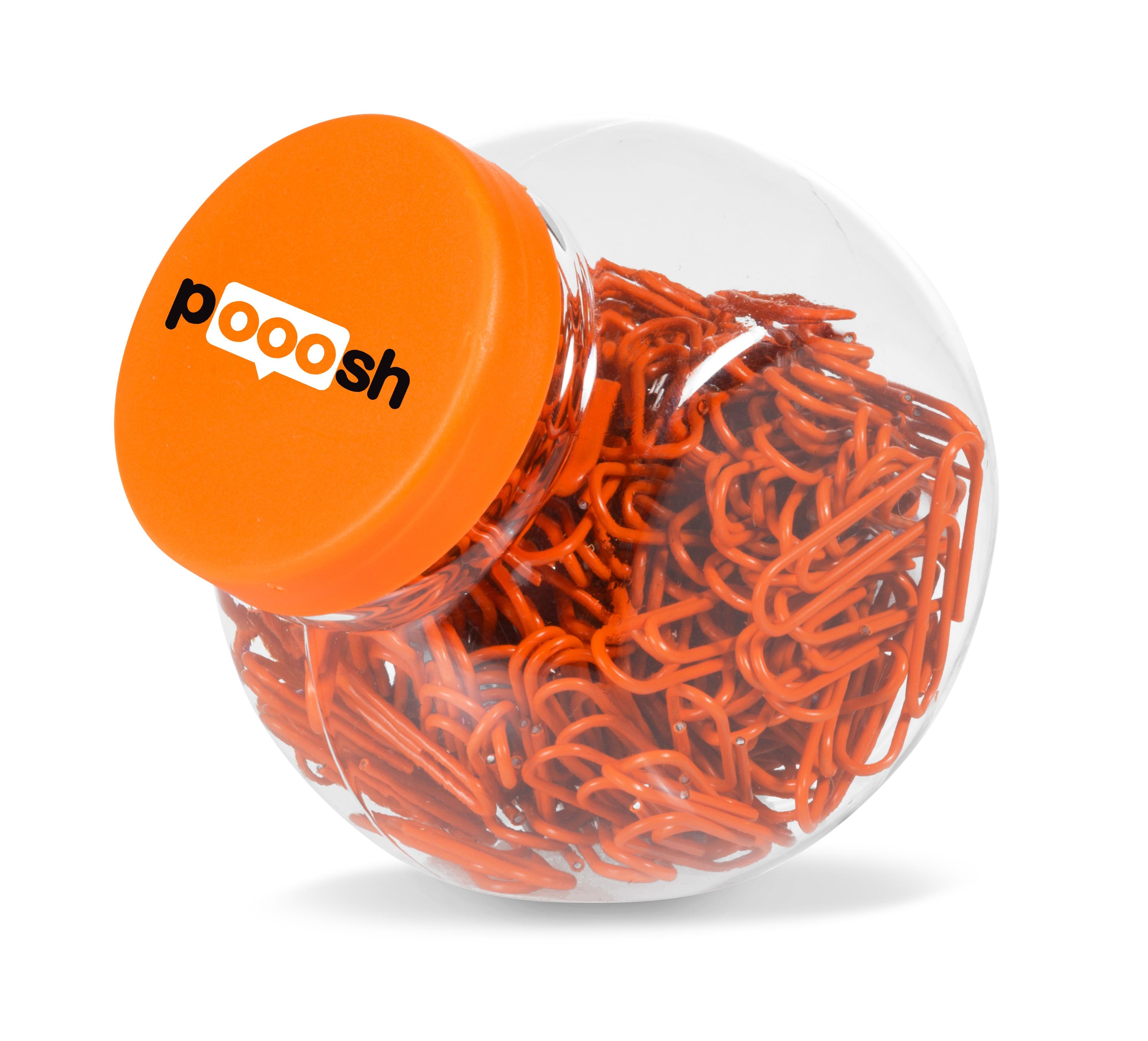 Fusion Paper Clips - Orange Only