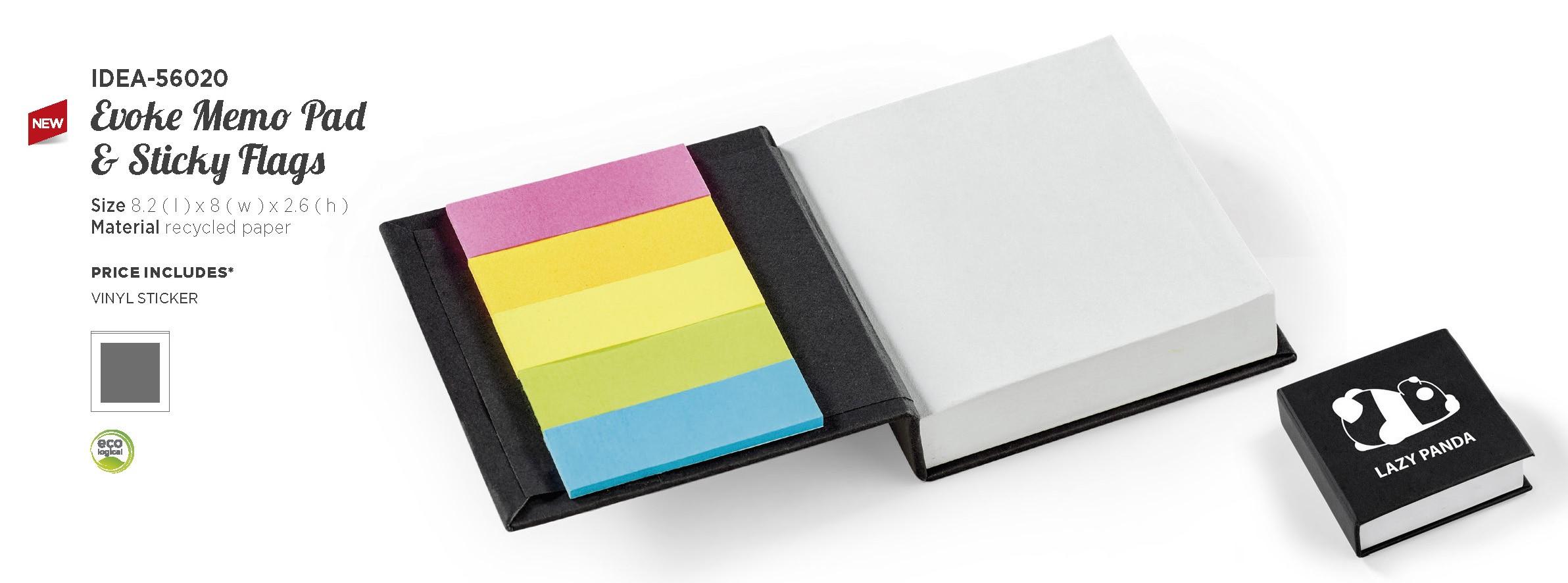 Evoke Memo Pad & Sticky Flags