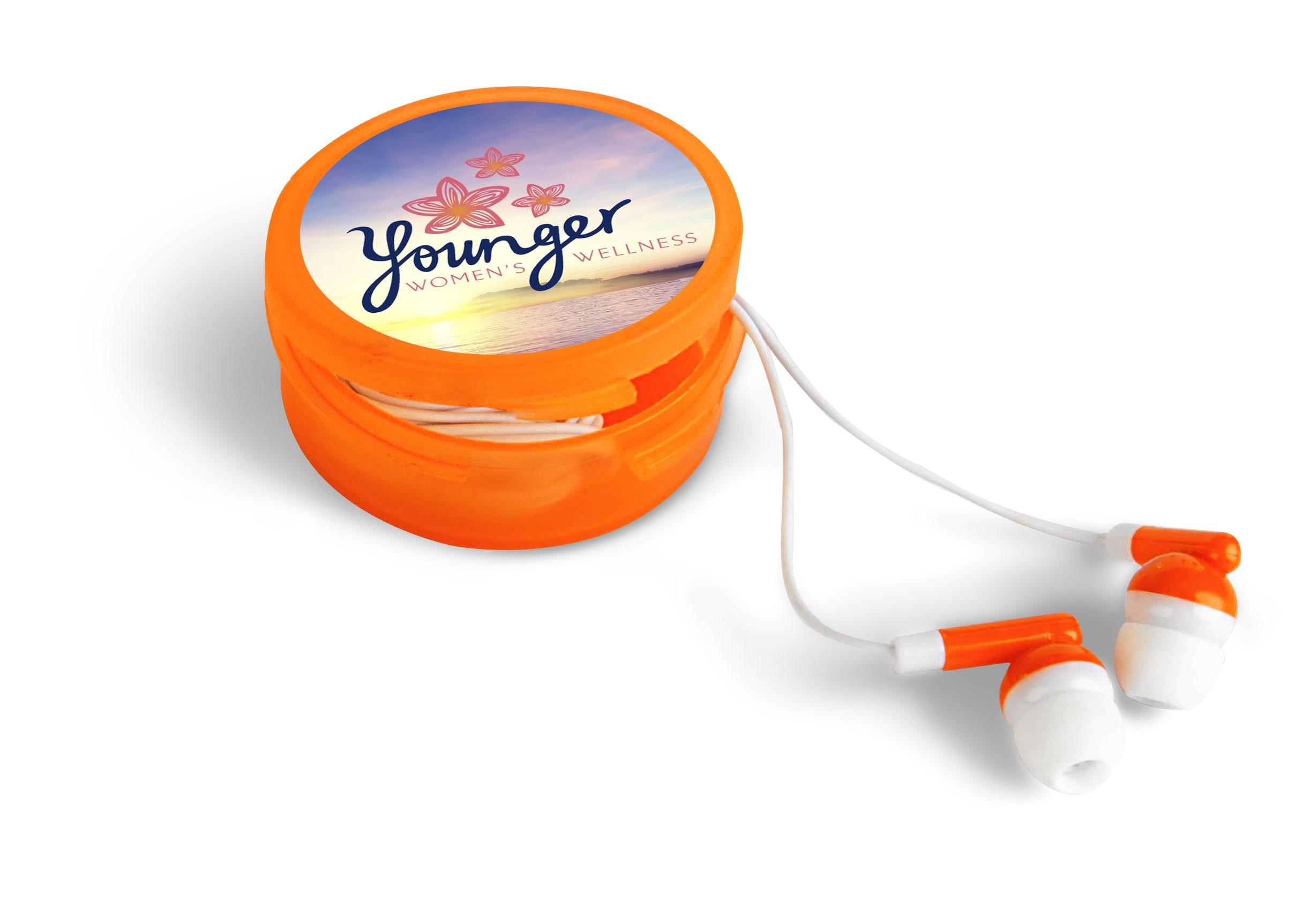 Acoustix Earbuds - Orange Only
