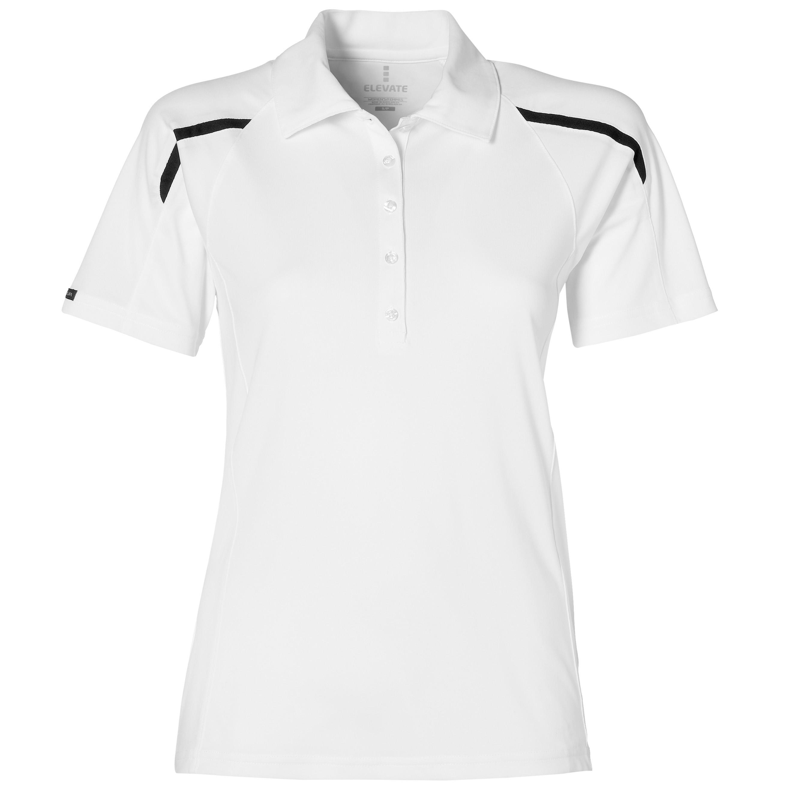 Ladies Nyos Golf Shirt - White Only