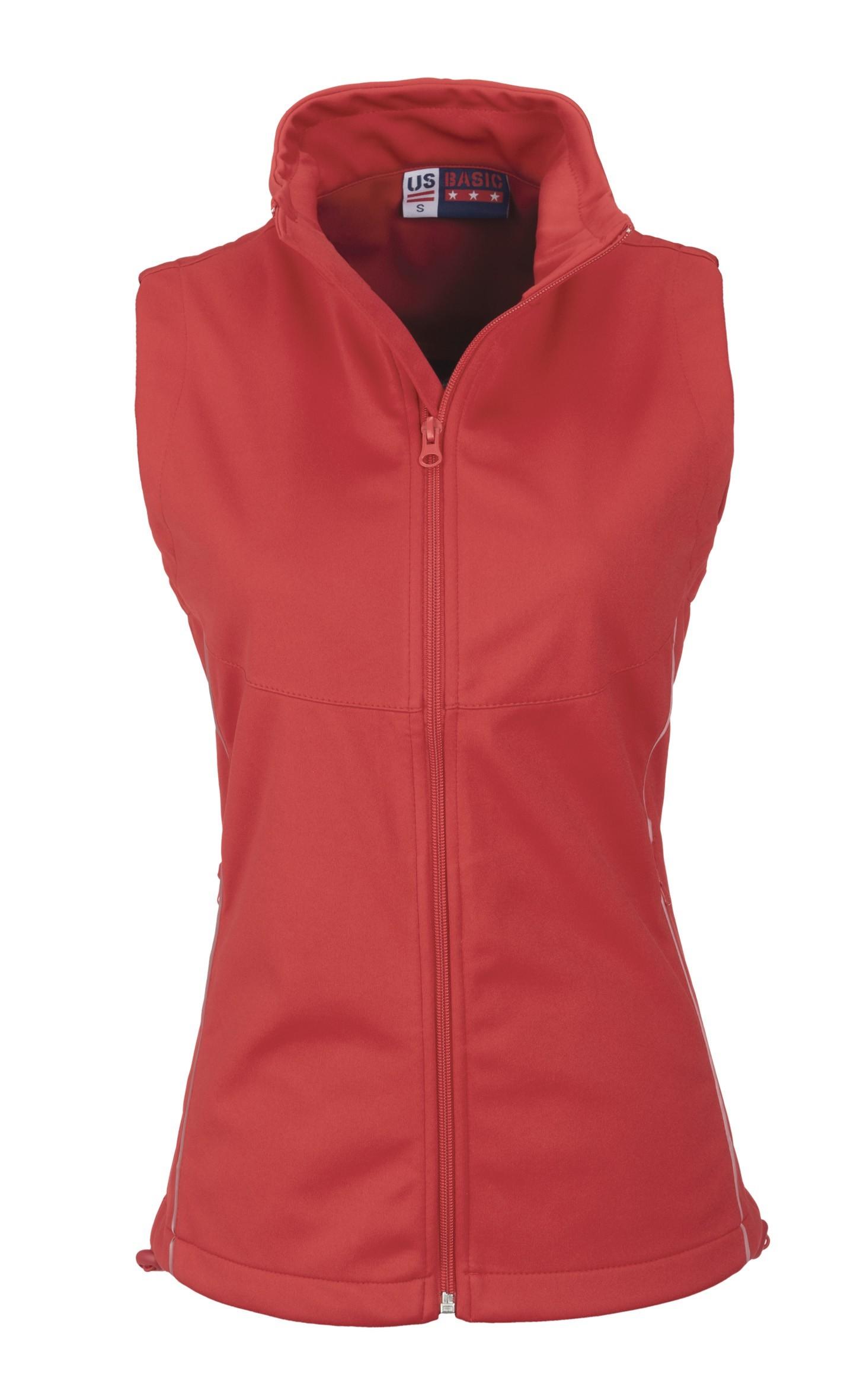 Ladies Cromwell Softshell Bodywarmer - Red Only
