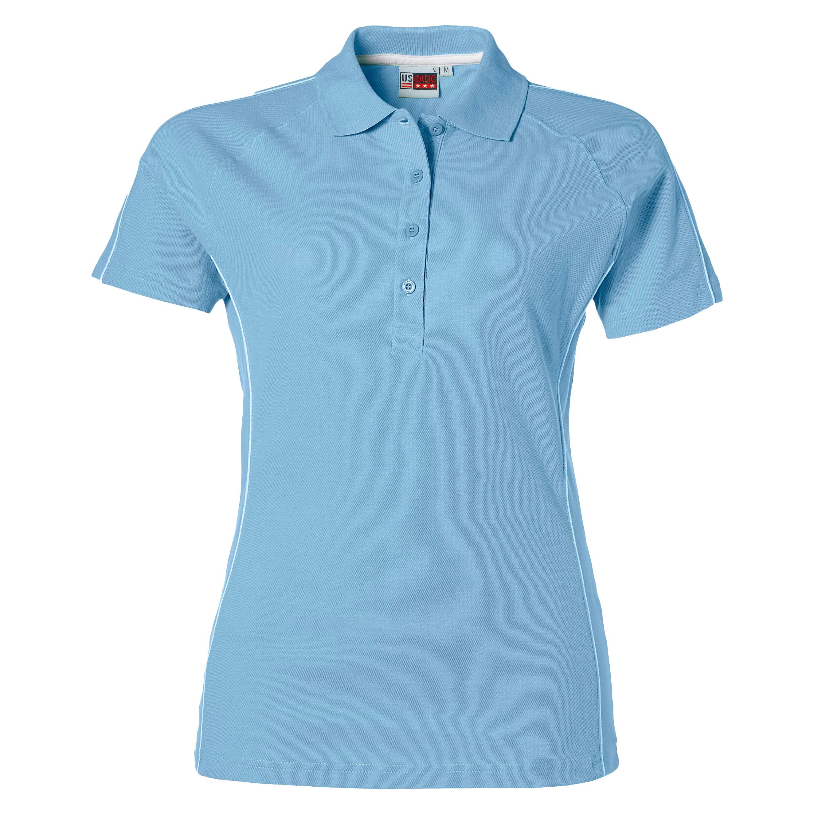 Ladies Pontiac Golf Shirt - Light Blue Only