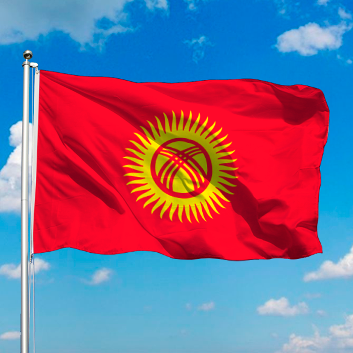 Kyrgystan Flag