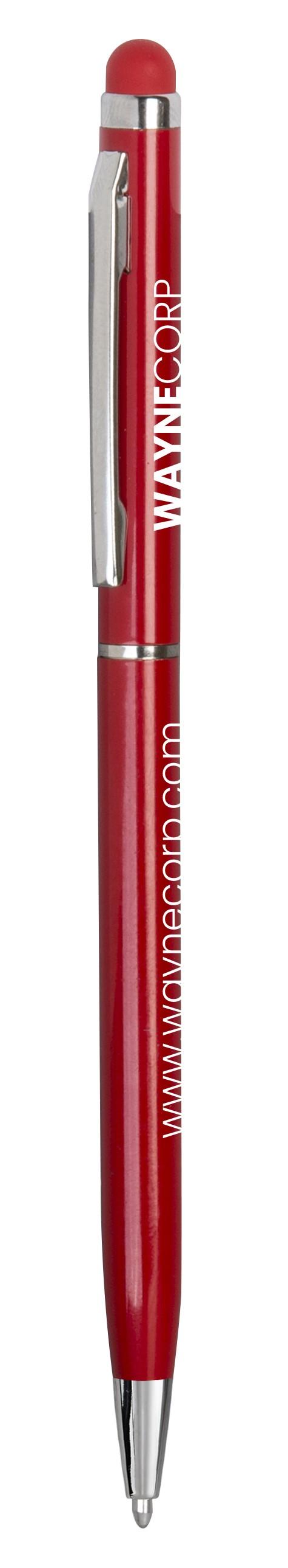Slim Metal Stylus Pen - Red Only