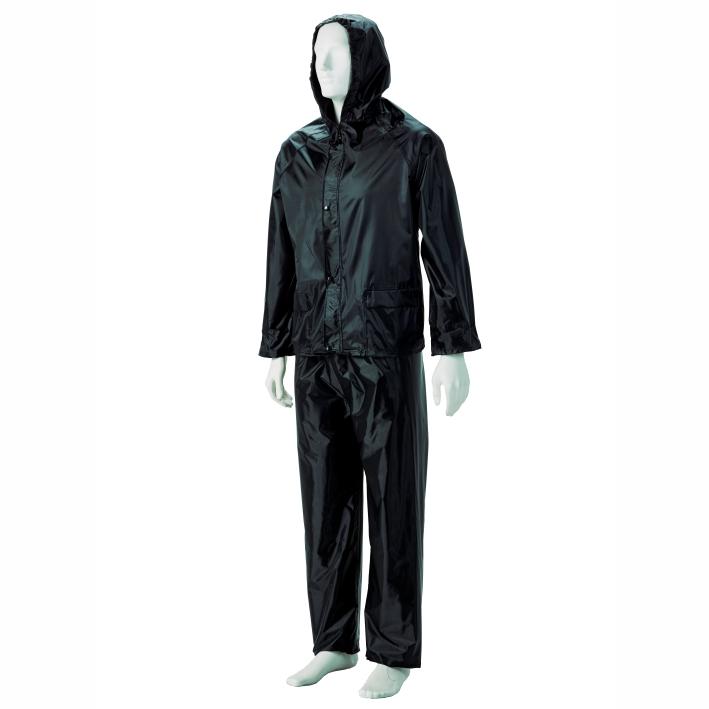 Black Rubberized Rain Suits