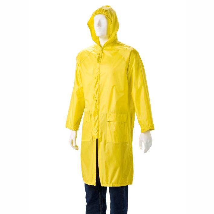 Yellow Rubberized Raincoat