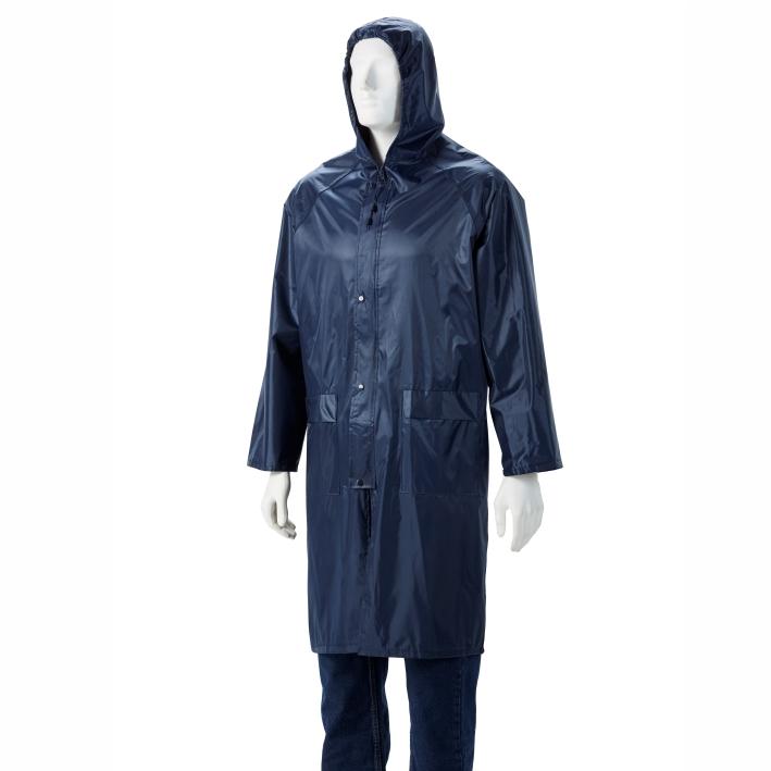 Navy Blue Rubberized Rain Suits