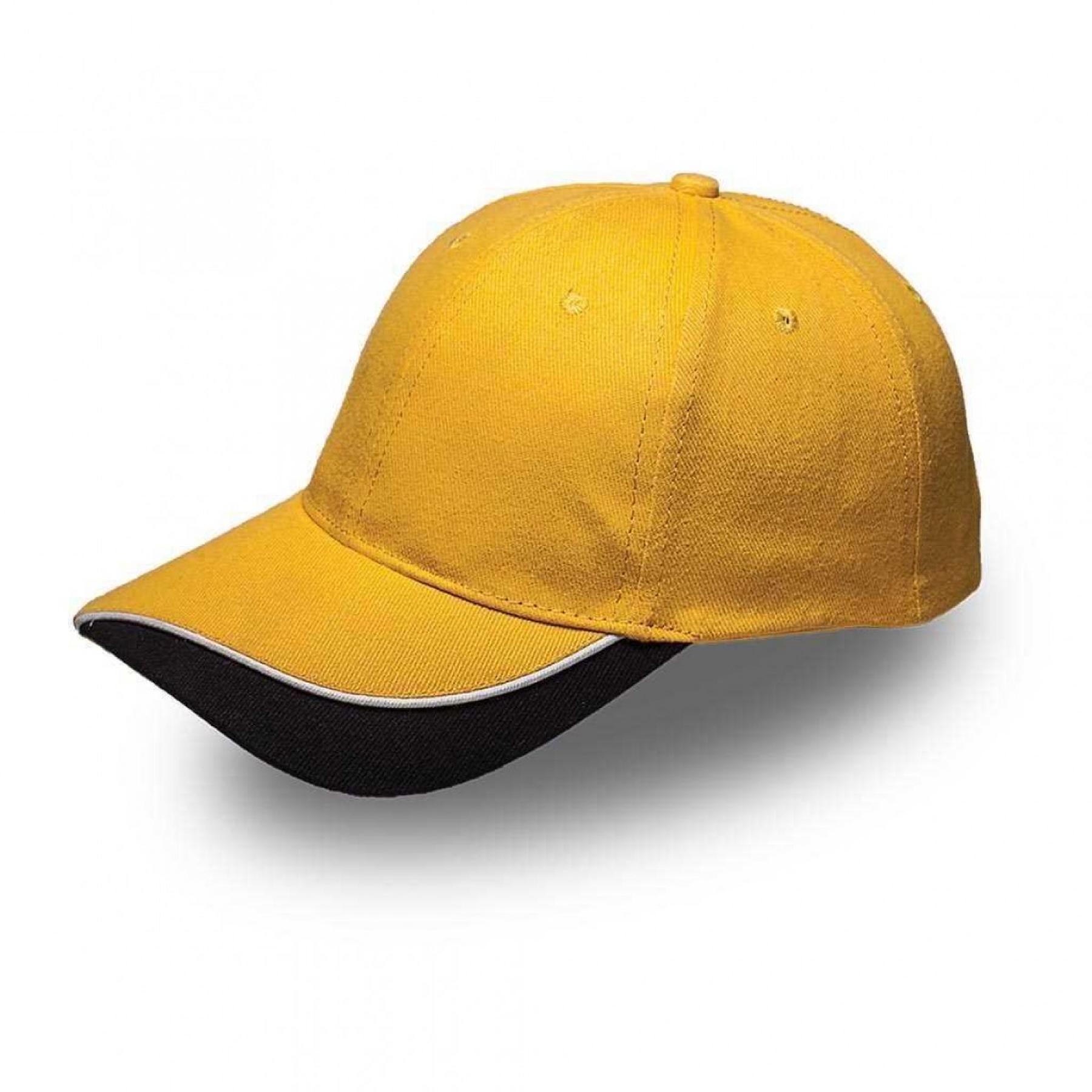 Brushed Cotton Razor Peak Cap