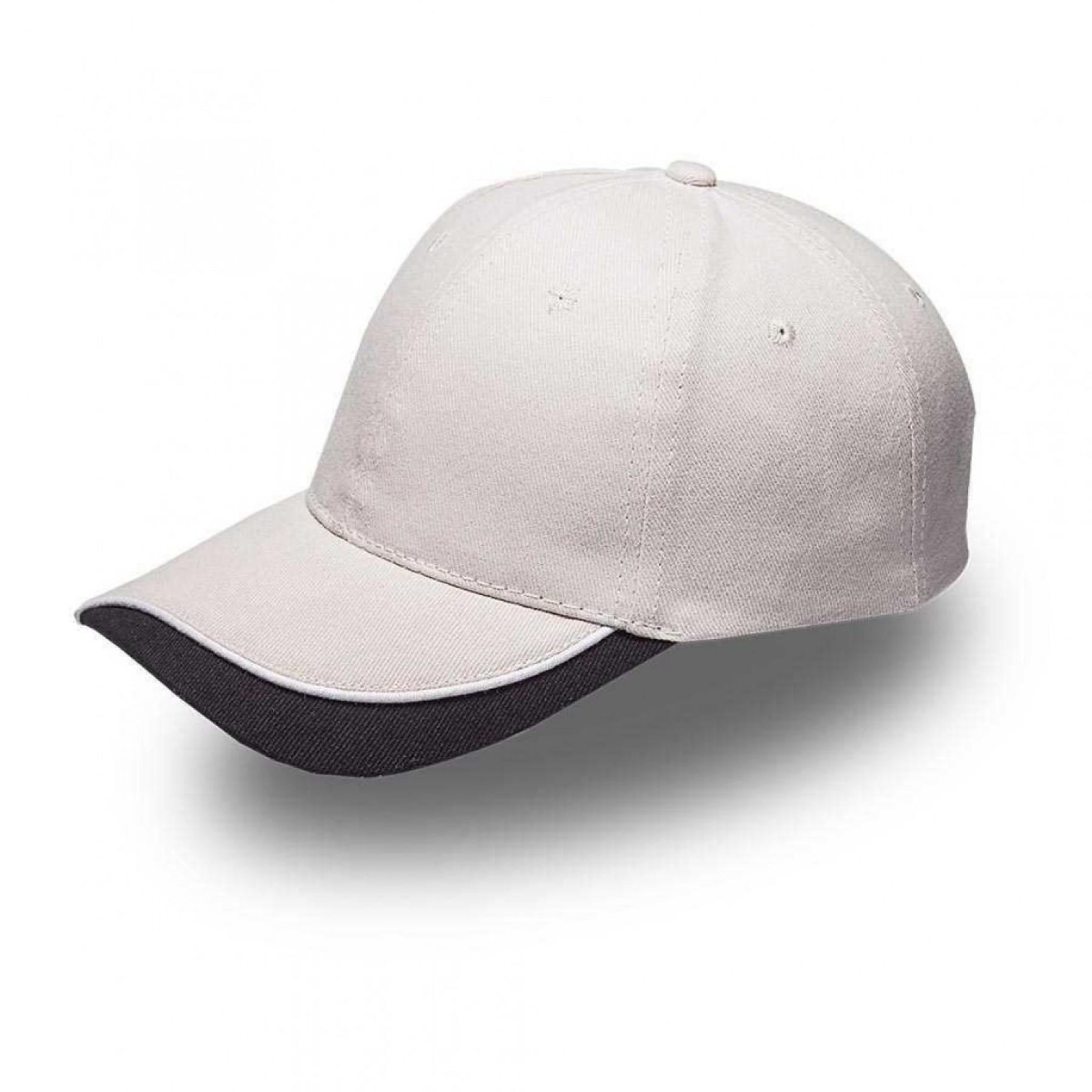 Brushed Cotton Razor Peak Cap