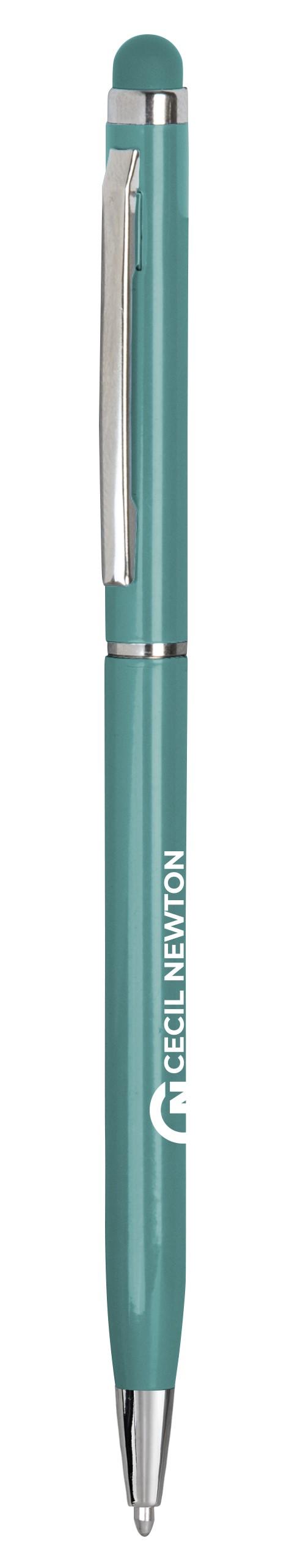 Hamptons Slim Metal Stylus Pen - Turquoise Only