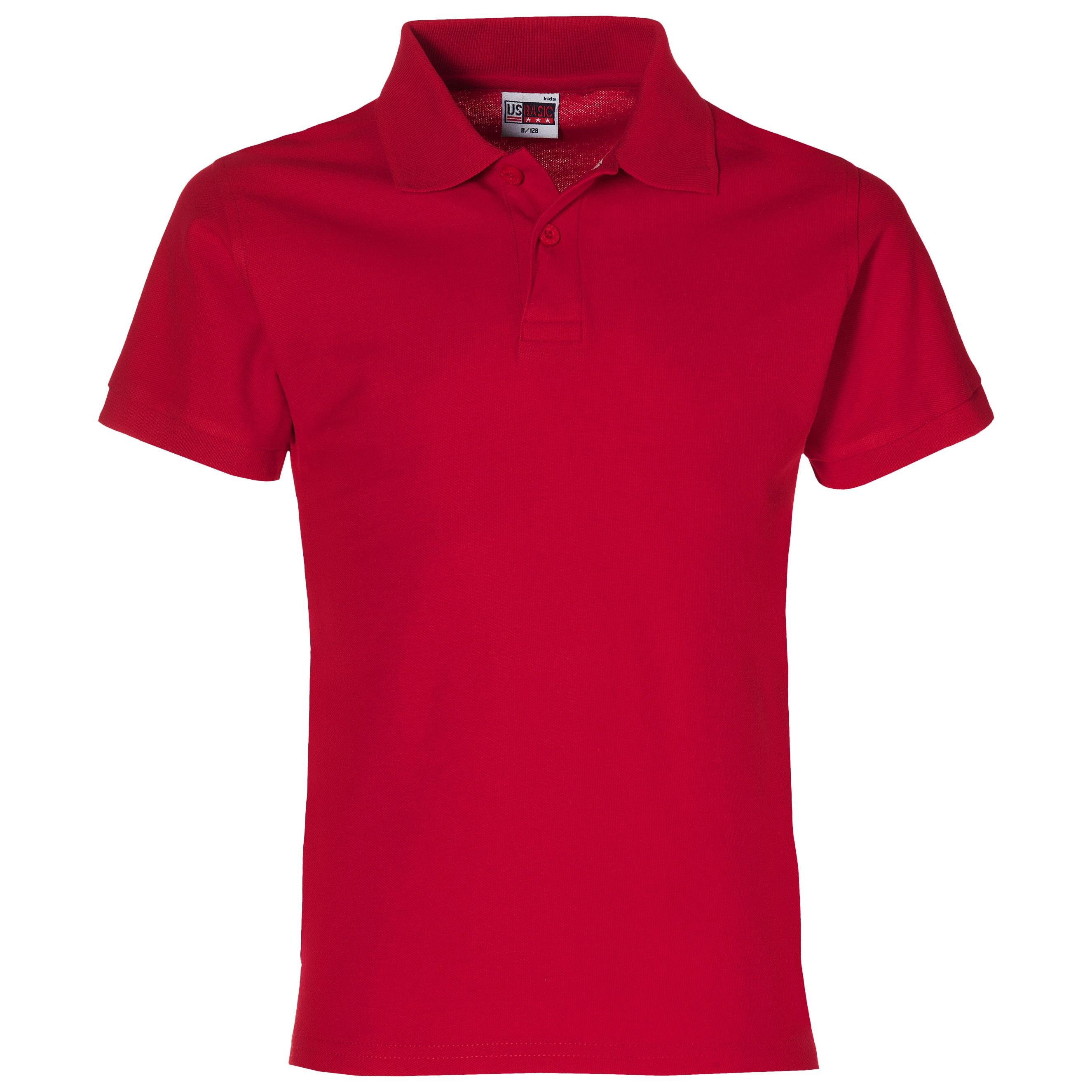 Boston Kids Golf Shirt - Red Only