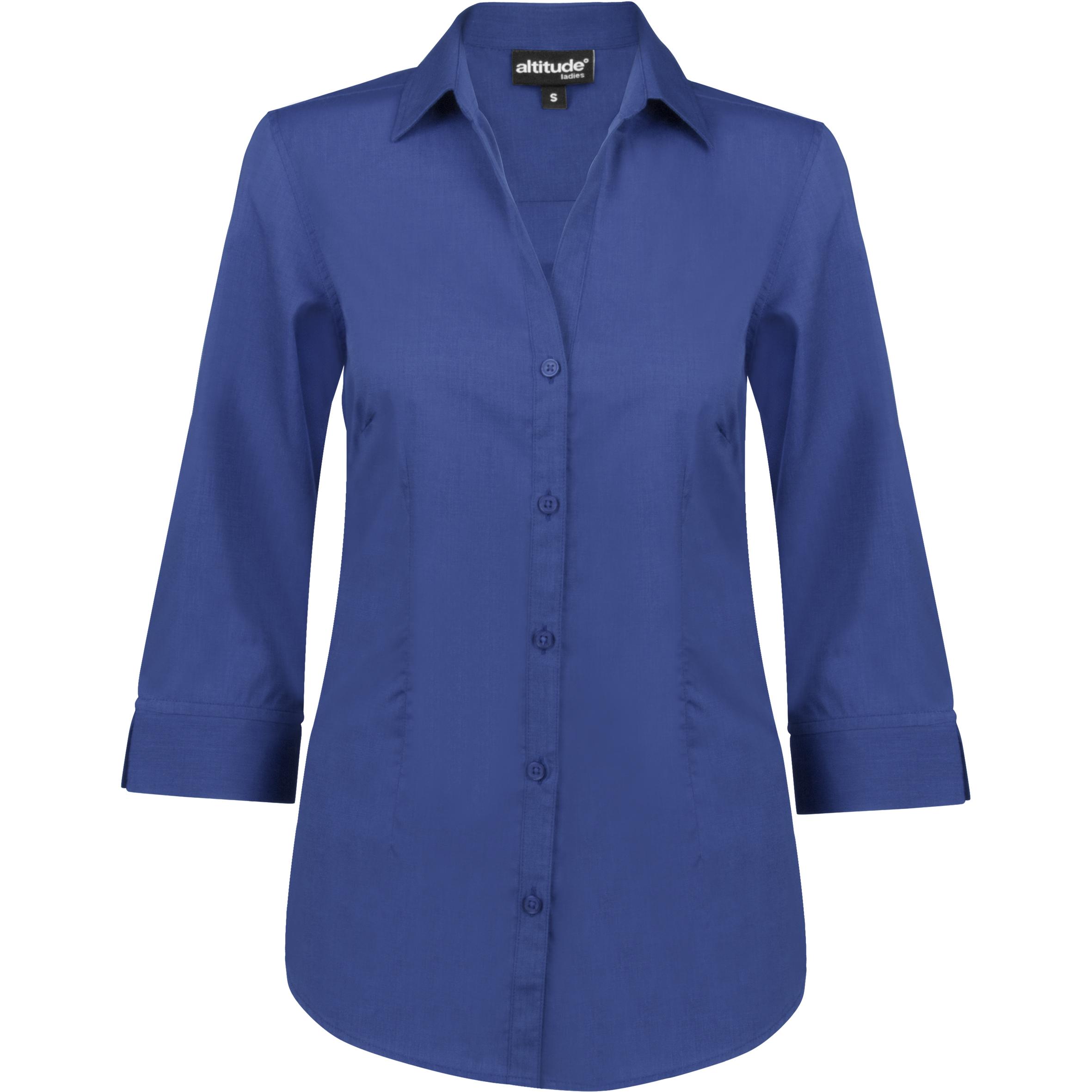 Ladies ¾ Sleeve Viscount Shirt - Red Only