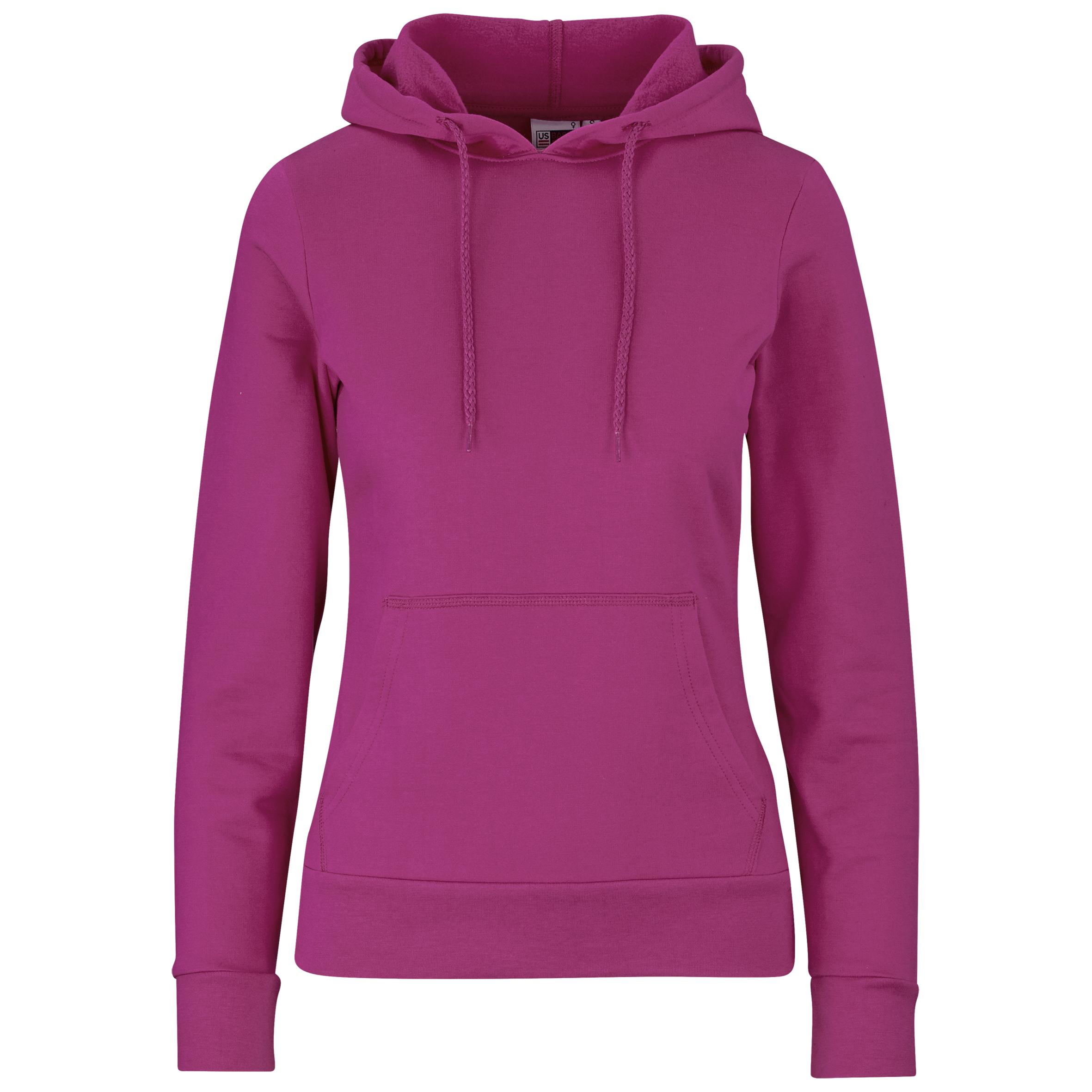 Ladies Omega Hooded Sweater - Pink Only