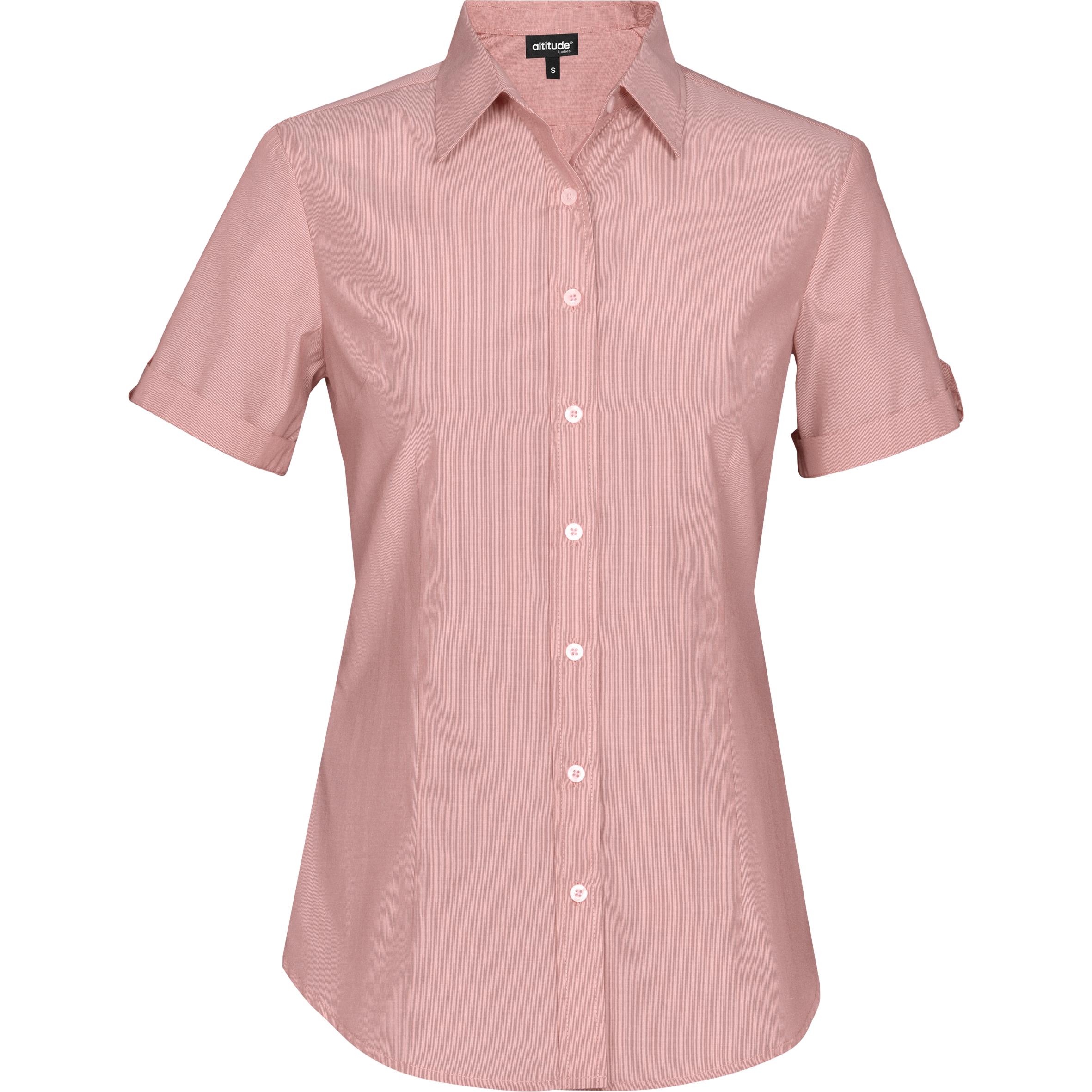 Ladies Short Sleeve Portsmouth Shirt - Red Only